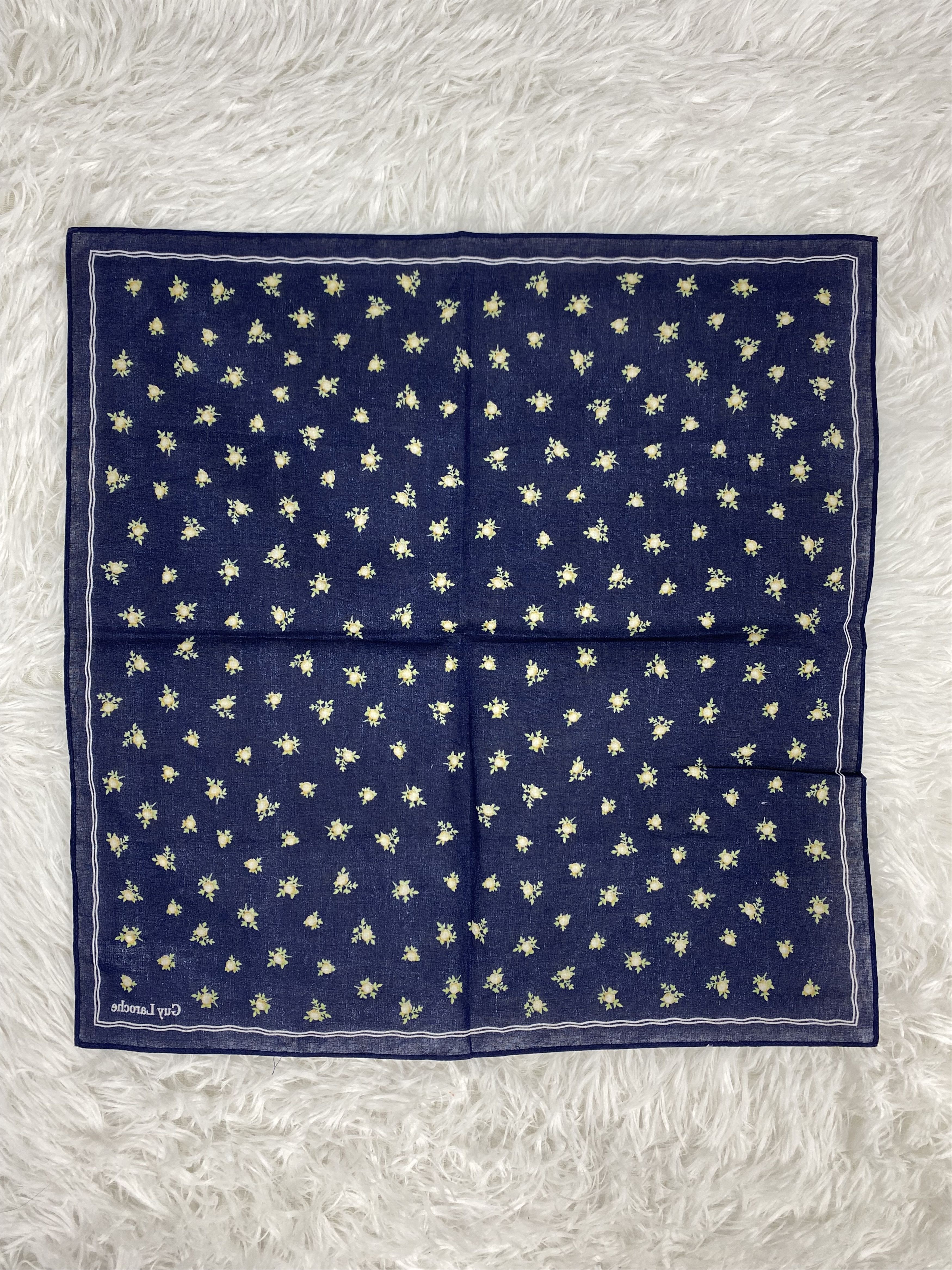 Guy Laroche × Vintage Vintage Guy Laroche Handkerchief Neckerchief PH0942 Size ONE SIZE - 4 Thumbnail