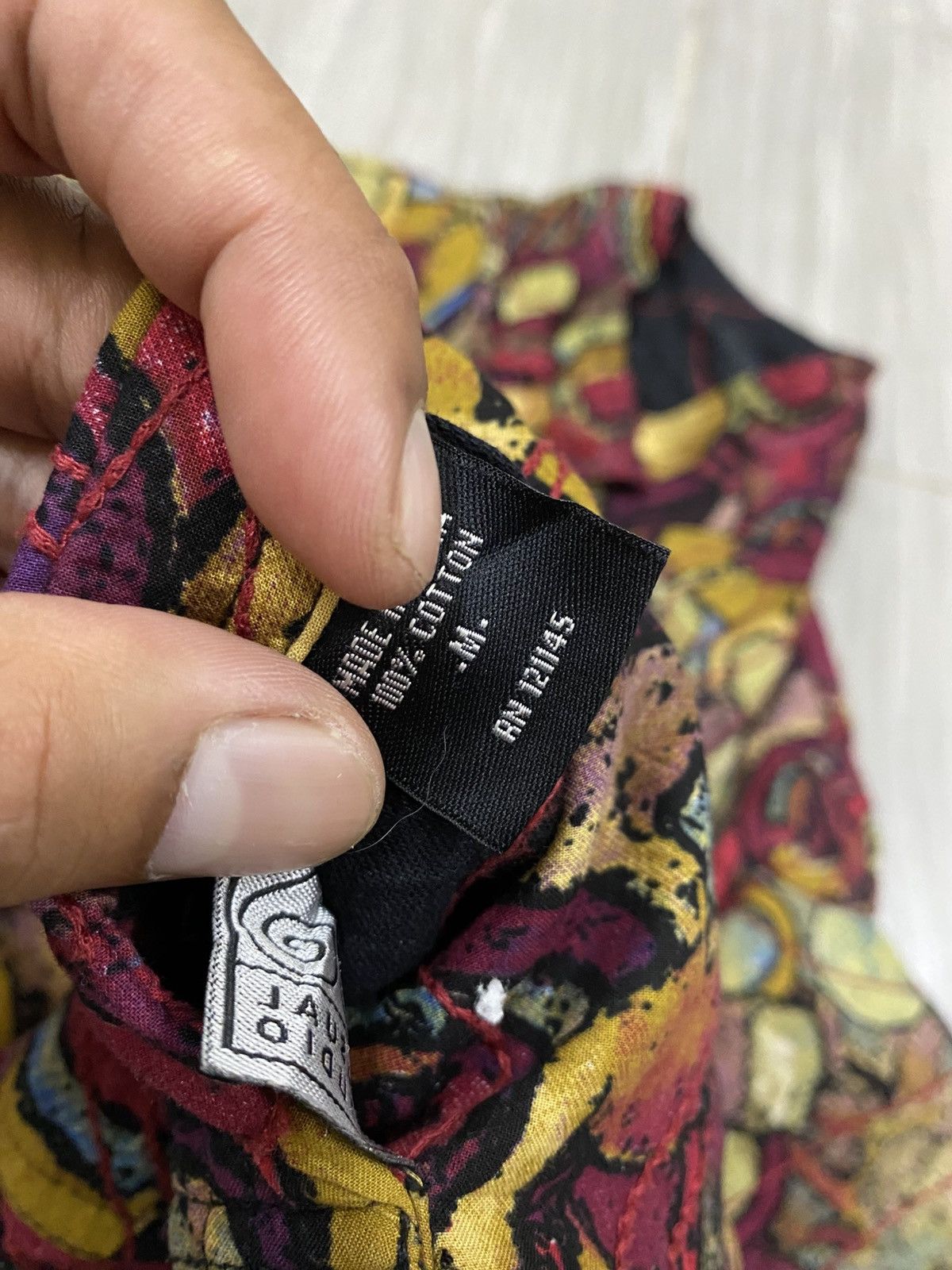 Other Vintage Abstract Art Pattern Jacket – Bold Multicolour Size M / US 6-8 / IT 42-44 - 13 Thumbnail