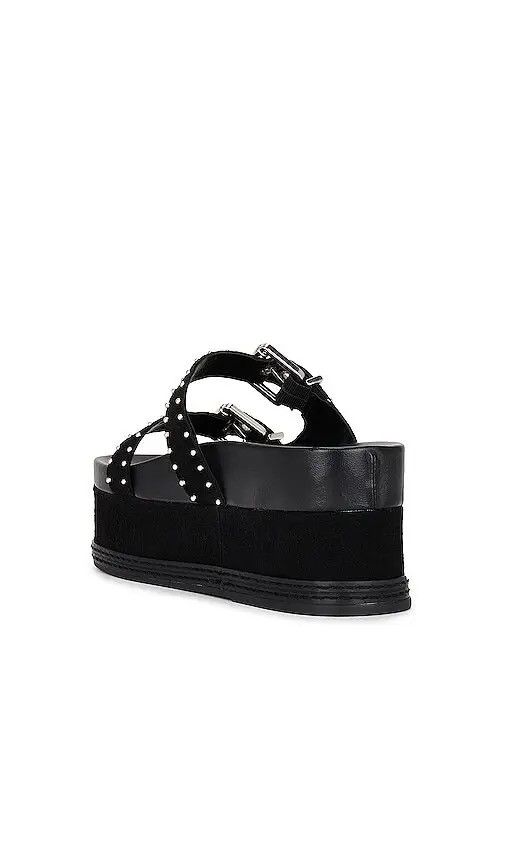 SCHUTZ Schutz X Revolve Sirah Flatform Slide – Black (8.5) Size US 8.5 / IT 38.5 - 3 Thumbnail