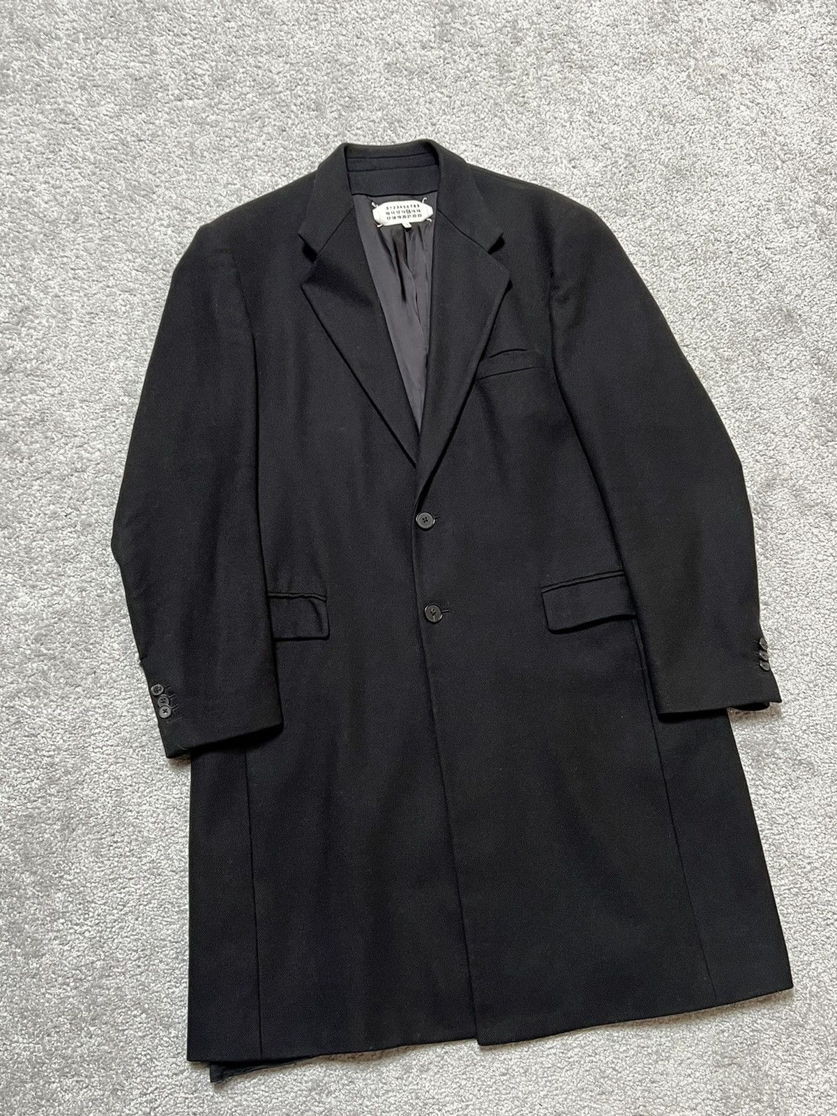 Maison Margiela Vintage Maison Margiela Black Wool Coat Size L Size US L / EU 52-54 / 3 - 7 Thumbnail