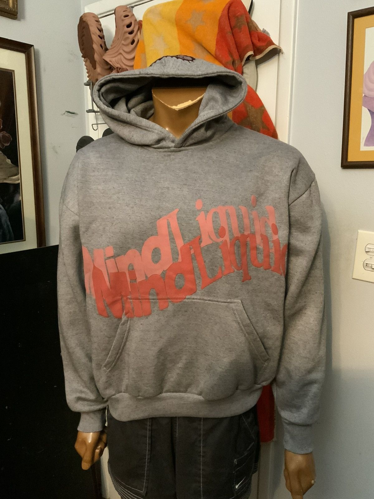 Other Mind Liquid “Liquid Words” Graphic Print Pullover Hoodie Size US M / EU 48-50 / 2 - 12 Thumbnail