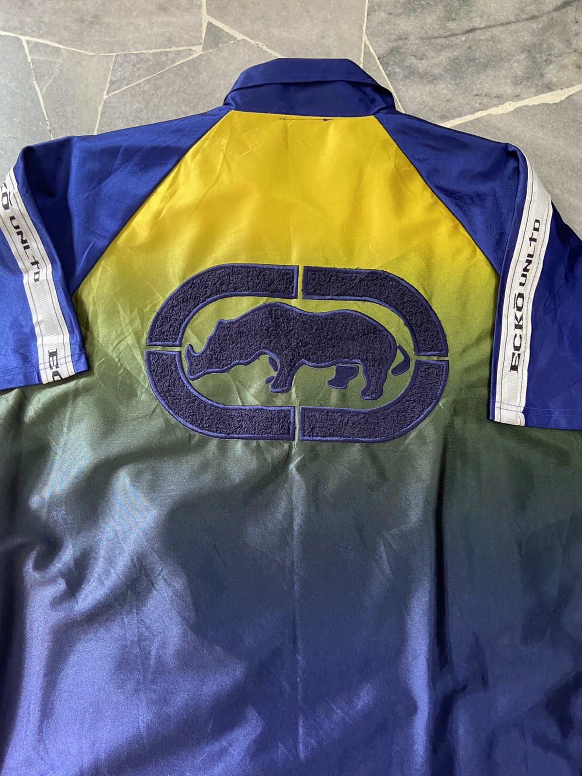 Ecko Unltd. ECKO UNLTD Jacket half Vintage 72 90s Hip hop Rap Jersey Size US L / EU 52-54 / 3 - 6 Thumbnail