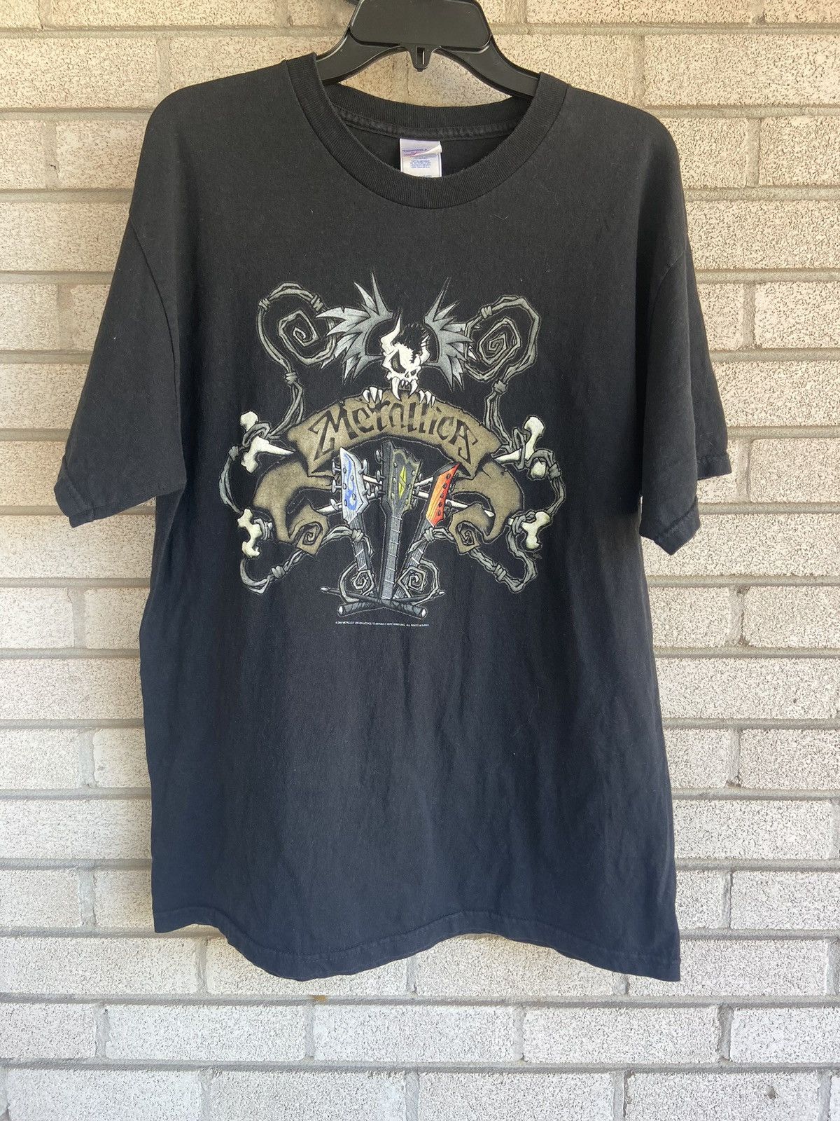 Band Tees × Metallica × Vintage Vintage Y2K Metallica Tshirt Size US L / EU 52-54 / 3 - 1 Thumbnail