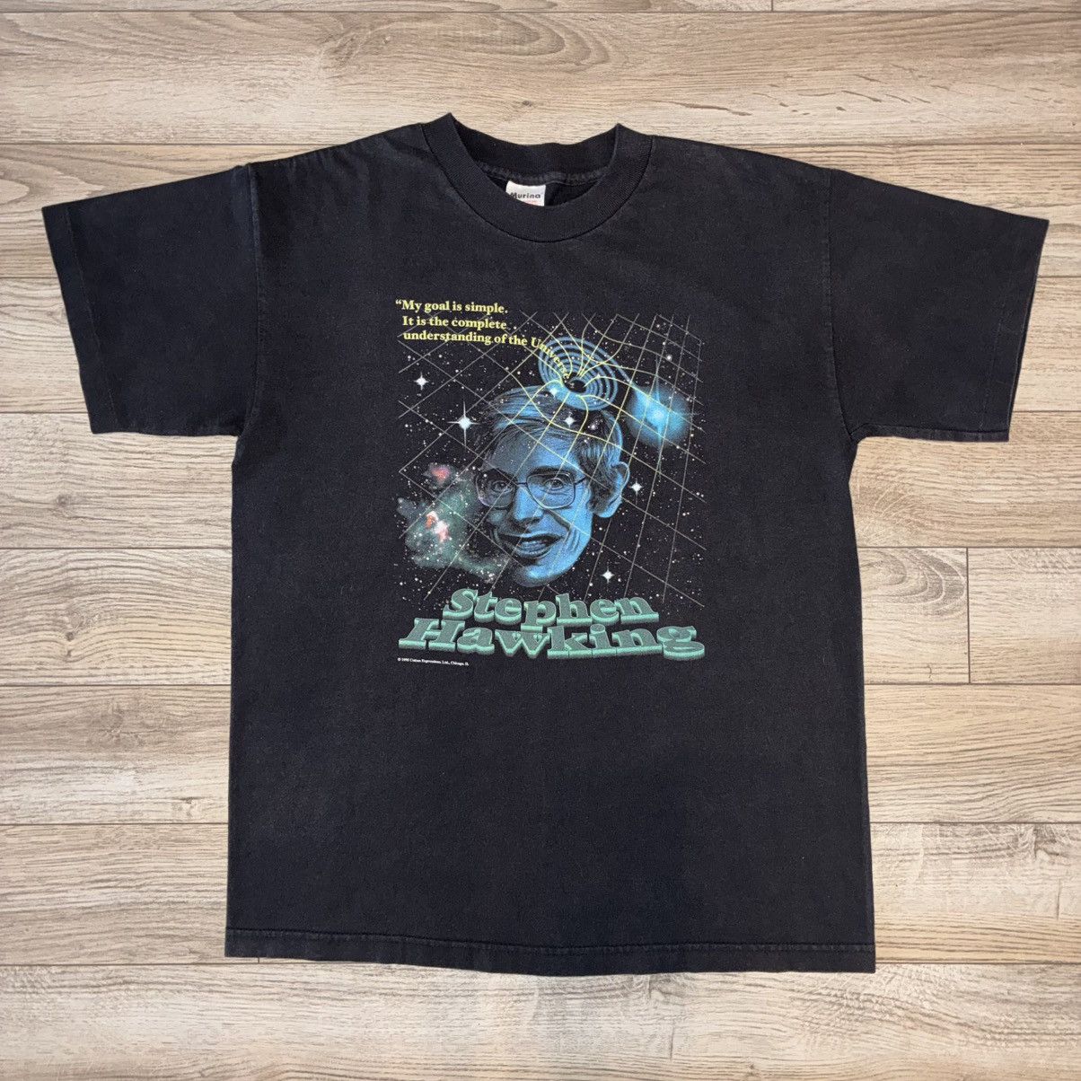Other 90s Stephen Hawking space tee shirt Size US L / EU 52-54 / 3 - 1 Thumbnail
