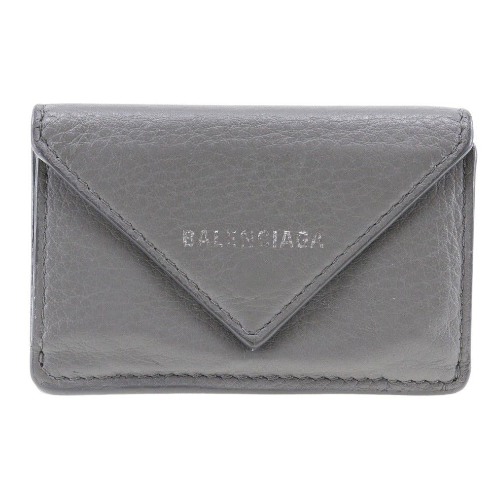 Balenciaga Papier Grey Pony-Style Calfskin Wallet (Pre-Owned) Size ONE SIZE - 1 Thumbnail