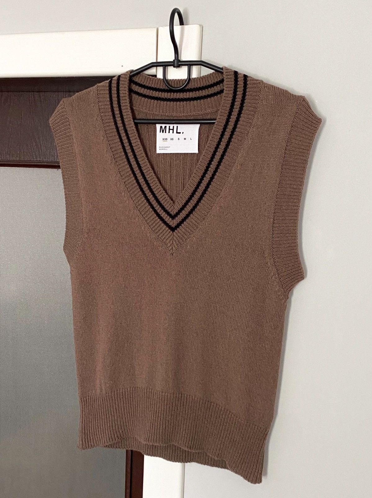 Margaret Howell MHL Margaret Howell Brown Knitted Wool Vest Size XS / US 0-2 / IT 36-38 - 7 Thumbnail