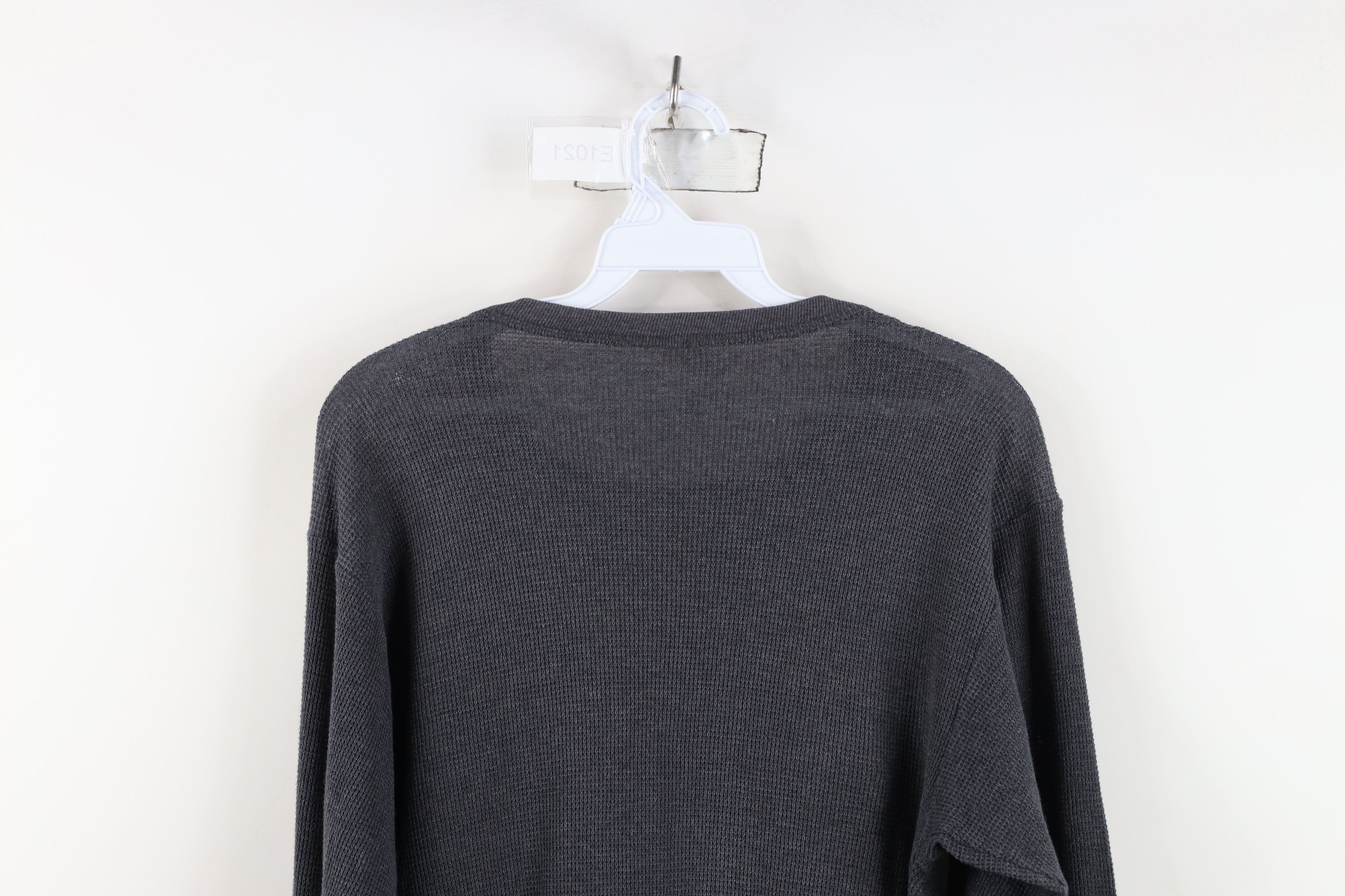 Vintage Vintage 90s Streetwear Waffle Knit Long Sleeve T-Shirt USA Size US XL / EU 56 / 4 - 11 Thumbnail