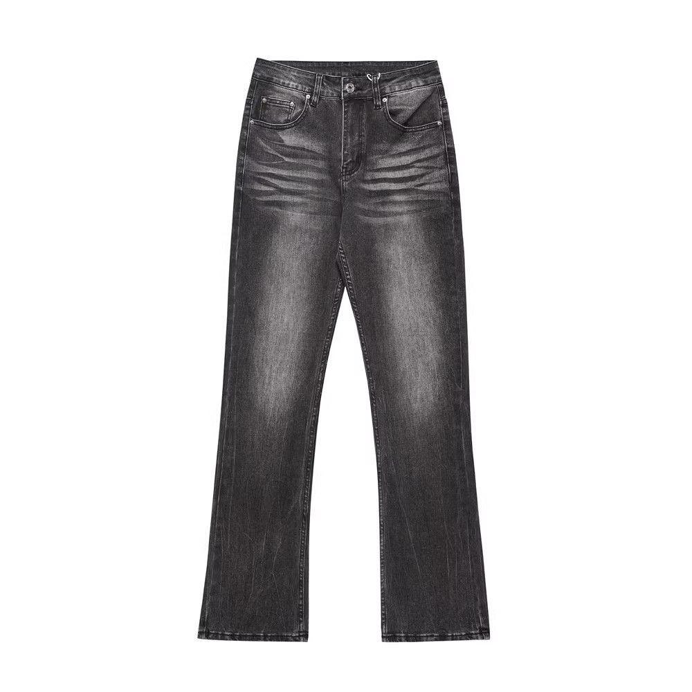 Japanese Brand × Jean Washed American retro loose casual straight flared jeans Size US 32 / EU 48 - 1 Thumbnail