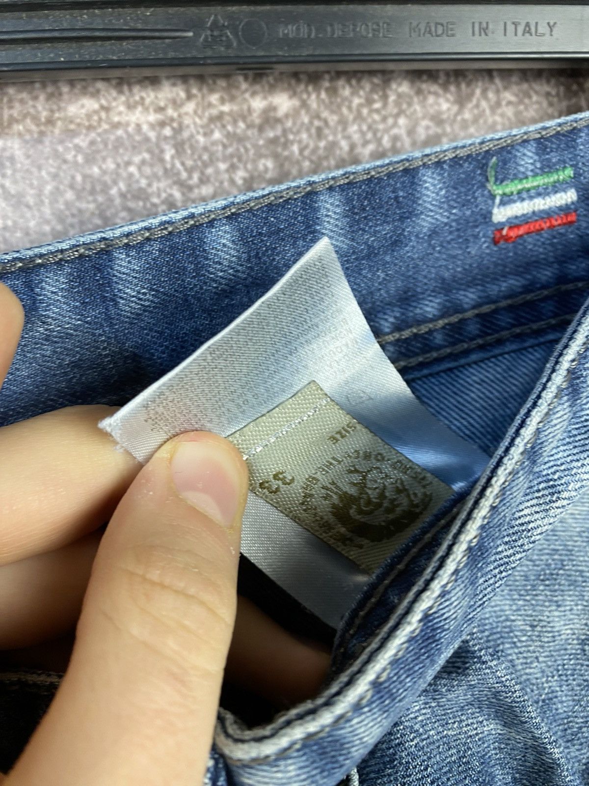Adidas Vintage Diesel x Adidas Jeans Dirty Pants Faded Denim Y2K Size US 33 - 7 Thumbnail