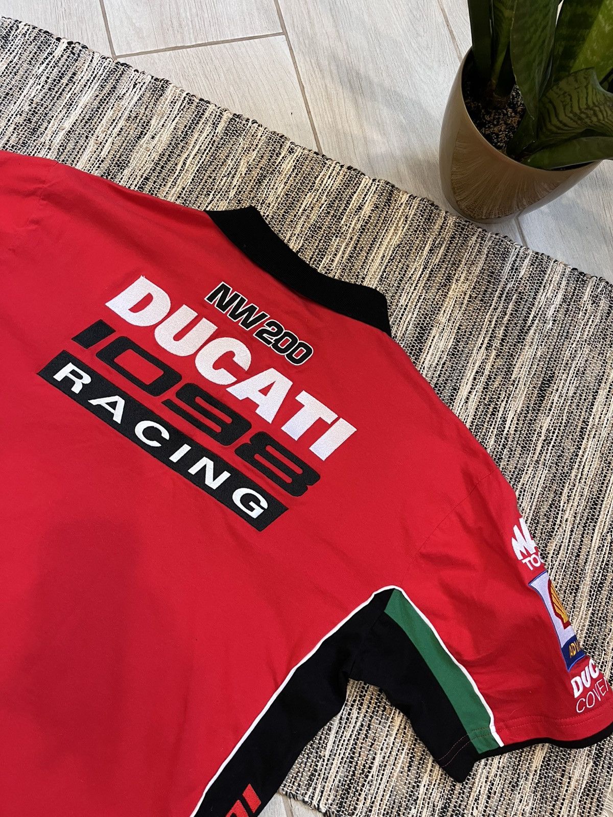Ducati × Vintage Vintage Ducati Racing Polo Tshirt 1098 Glinth Enterprises Size US XL / EU 56 / 4 - 16 Thumbnail