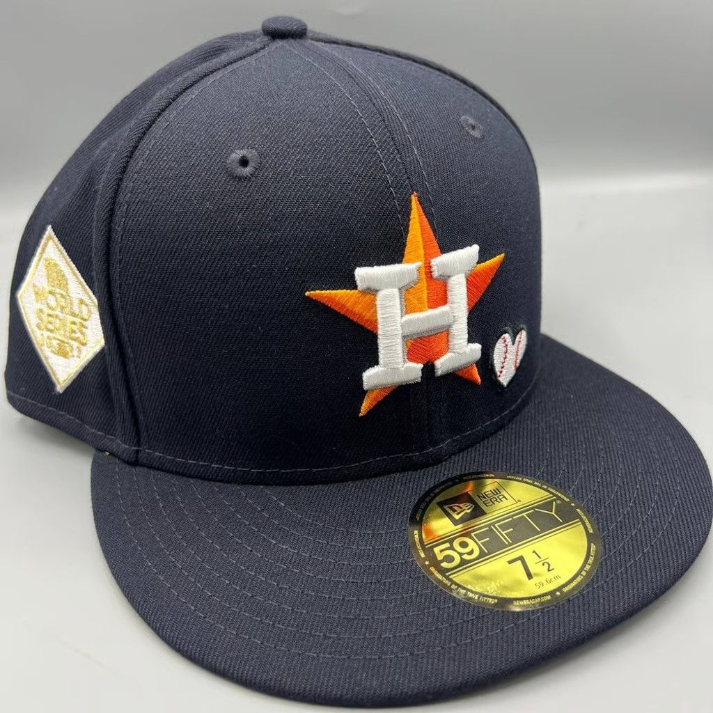 Houston Astros Hat Men 7 1/2 59Fifty New Era Fitted Cap