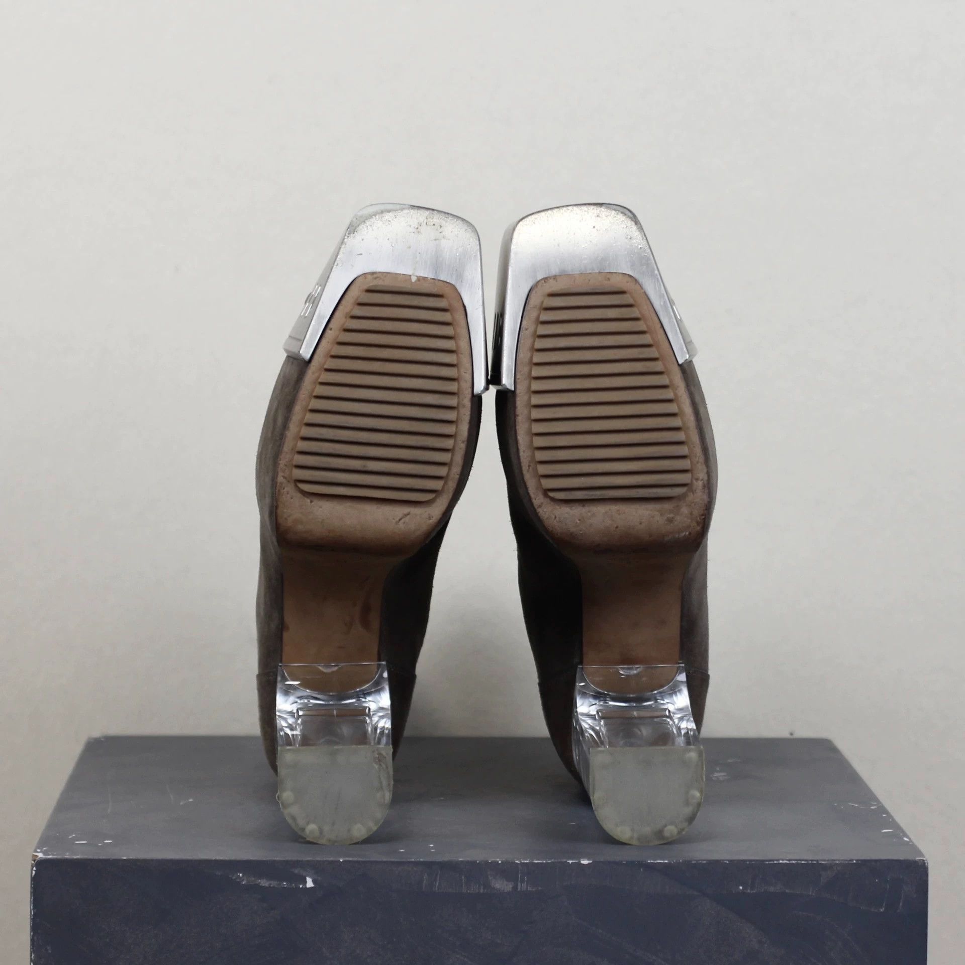 Rick Owens Rickowens Main Line Suede Silver Toe Chelsea Boots Size US 8.5 / IT 38.5 - 5 Thumbnail