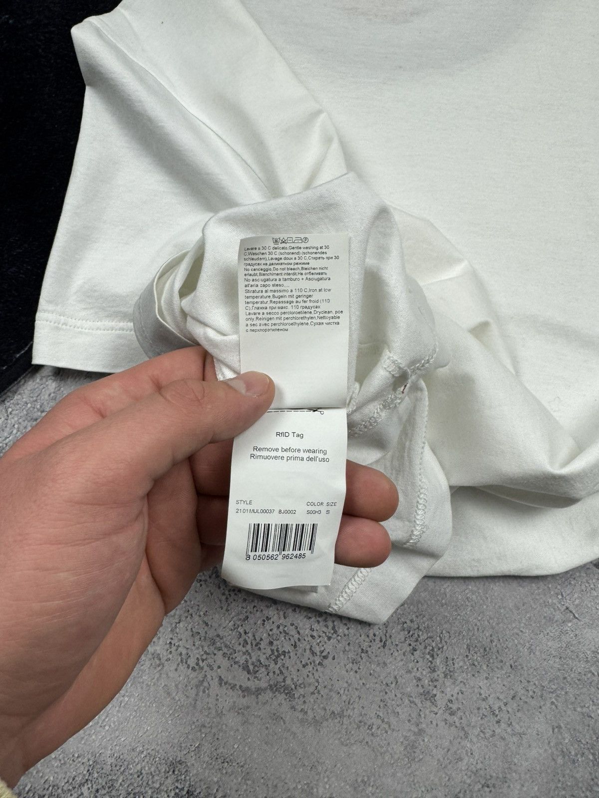 Missoni Missoni Logo T-shirt w/ Signature Space-Dye Knit Collar Size US S / EU 44-46 / 1 - 18 Thumbnail