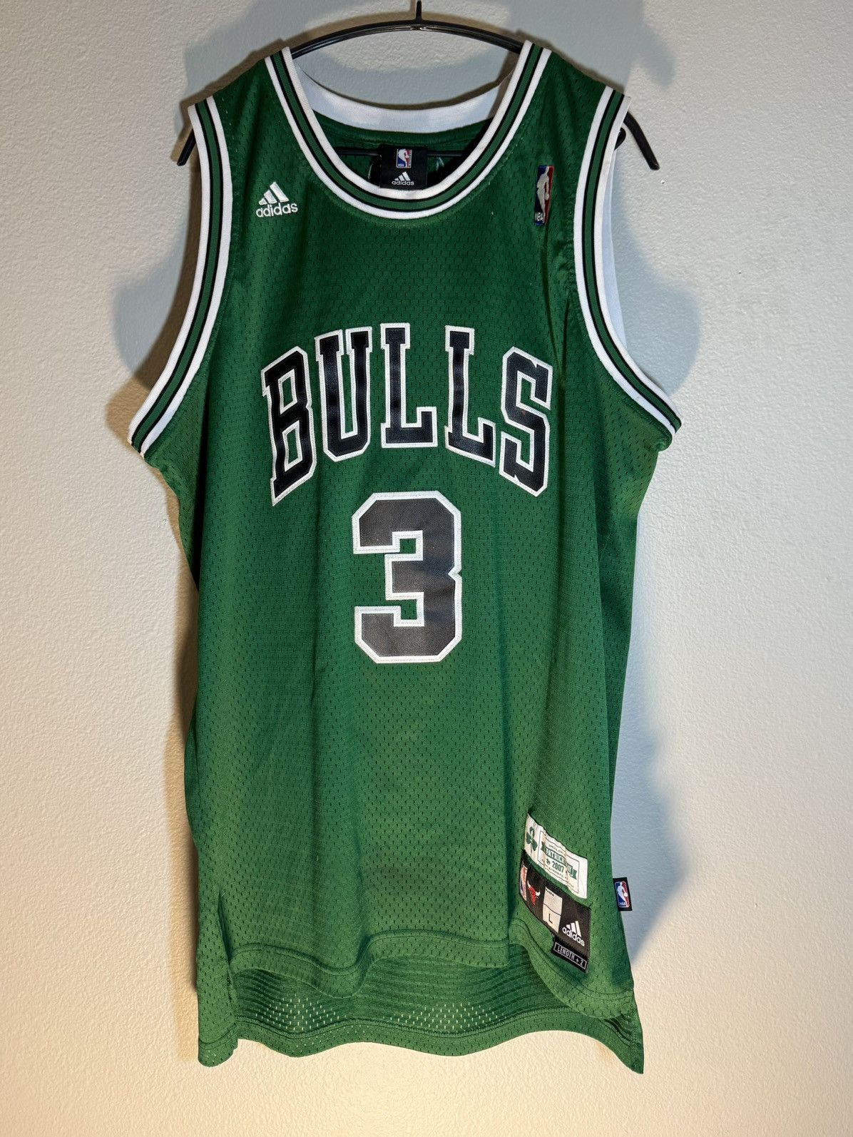 🍀 VERY Rare game issued Ben Wallace Chicago Bulls Jersey 🍀