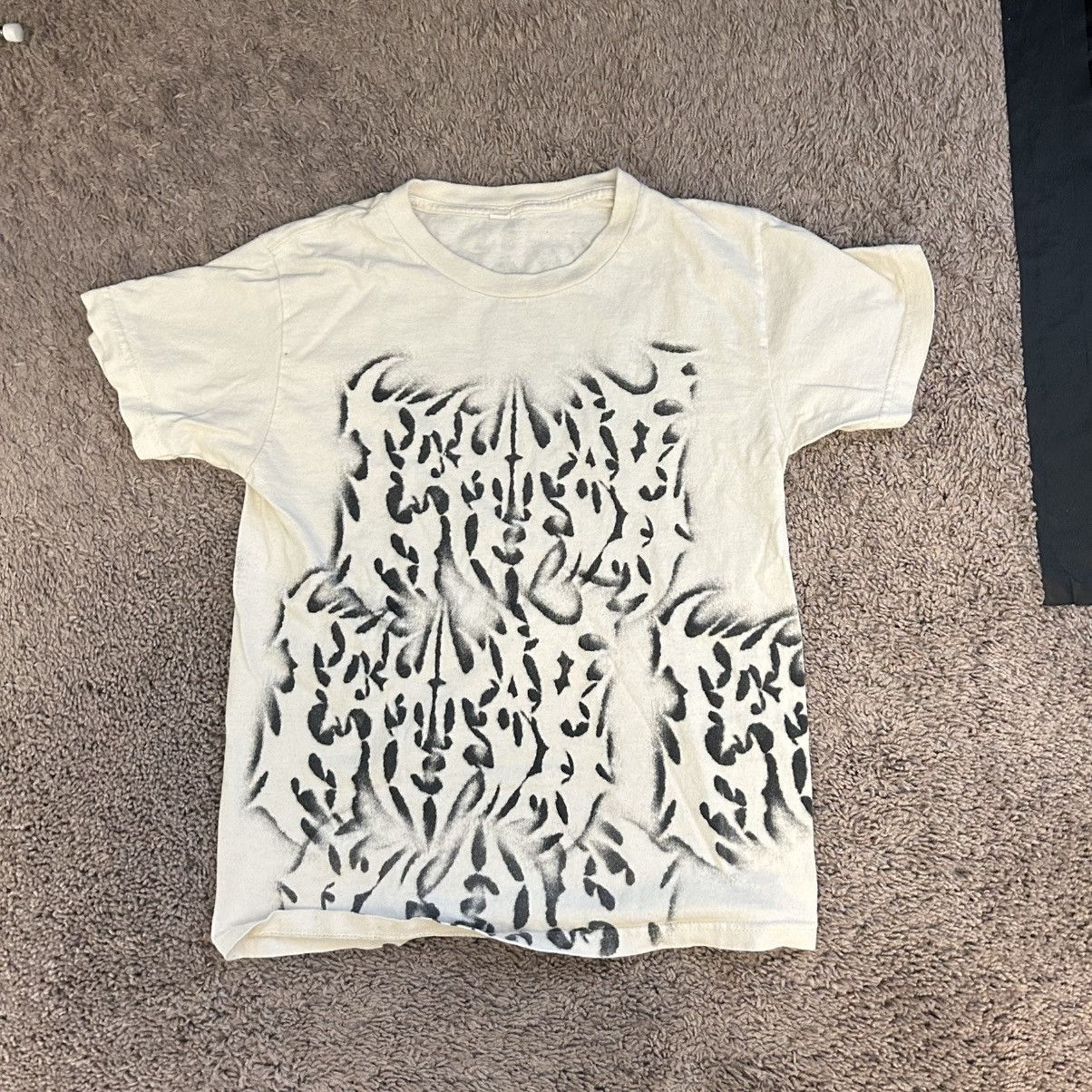 Other Y2K Black Spray-Painted White Tee Size US S / EU 44-46 / 1 - 1 Thumbnail