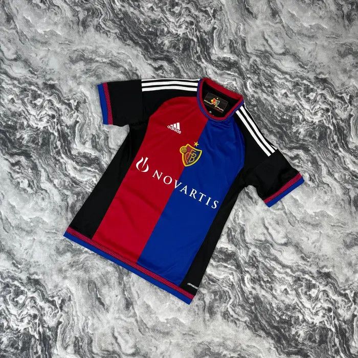 Adidas Adidas Basel 2016 2017 Home Football Shirt Soccer Jersey Size US S / EU 44-46 / 1 - 1 Thumbnail