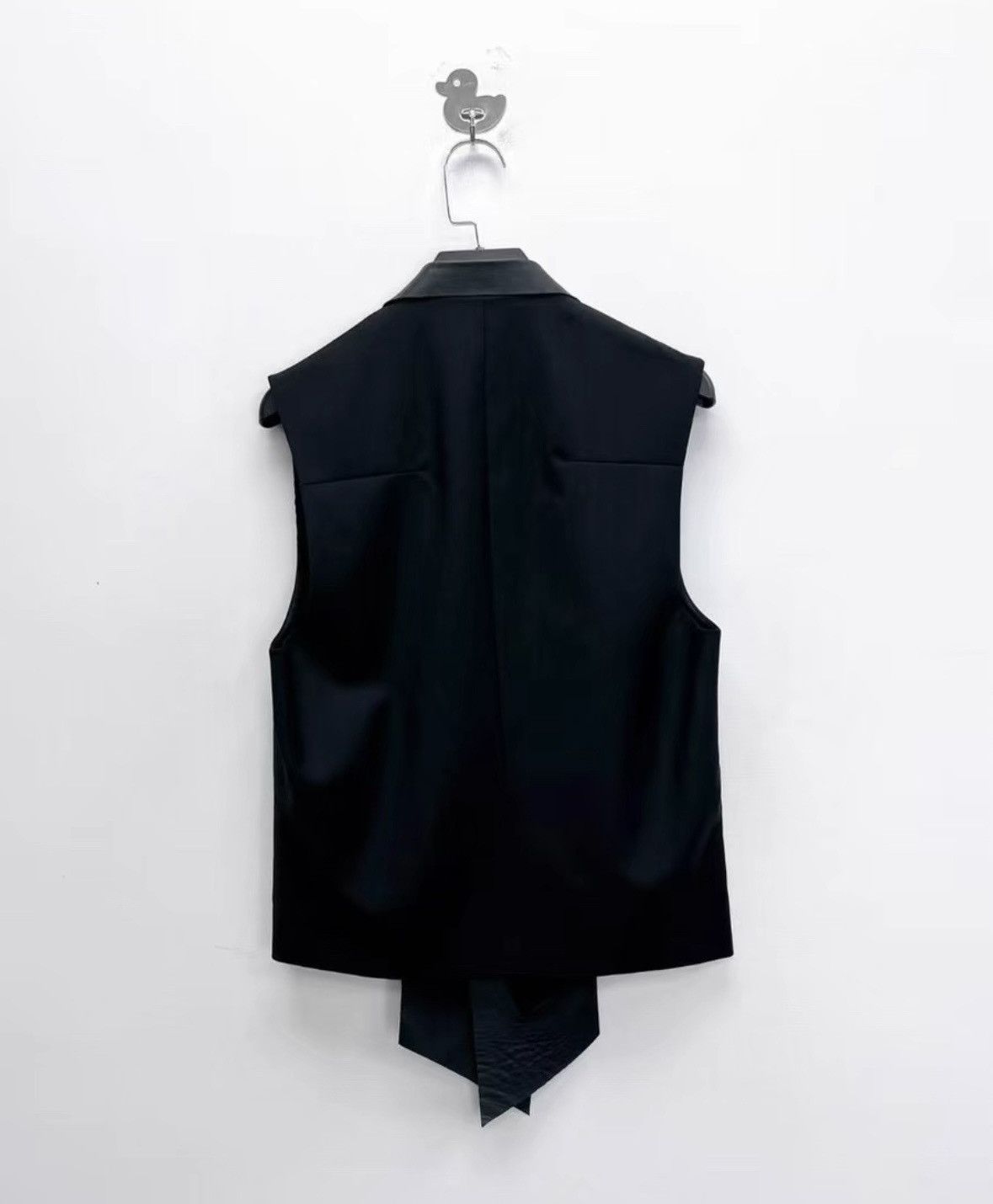 Dior Dior Black Wool and Leather Vest-2506 Size US S / EU 44-46 / 1 - 2 Thumbnail