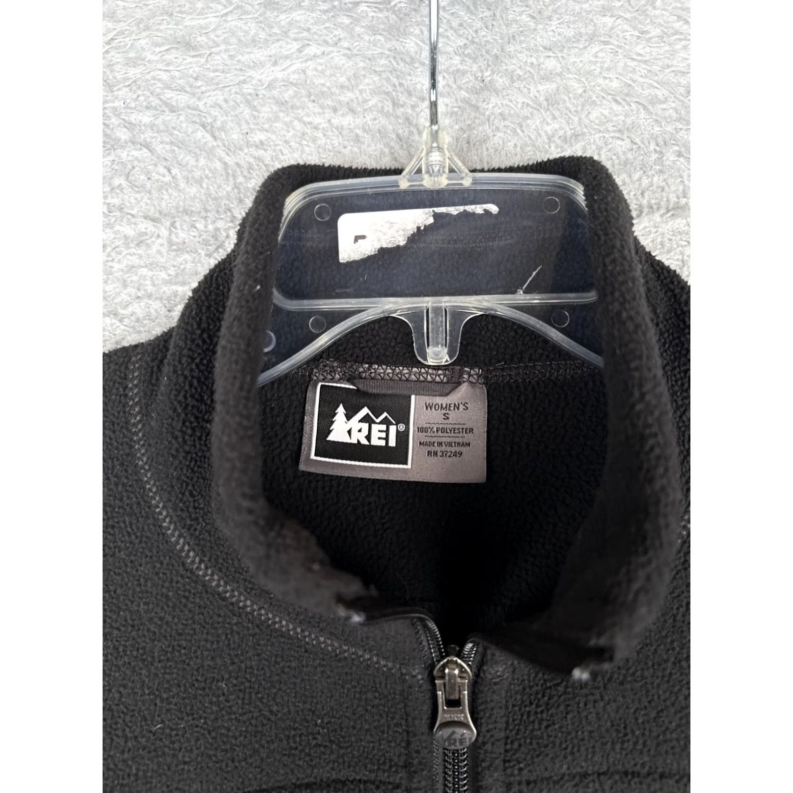 Vintage REI Womens Small Black Full Zip Fleece Jacket Pockets Hiking Outdoor Size S / US 4 / IT 40 - 6 Thumbnail