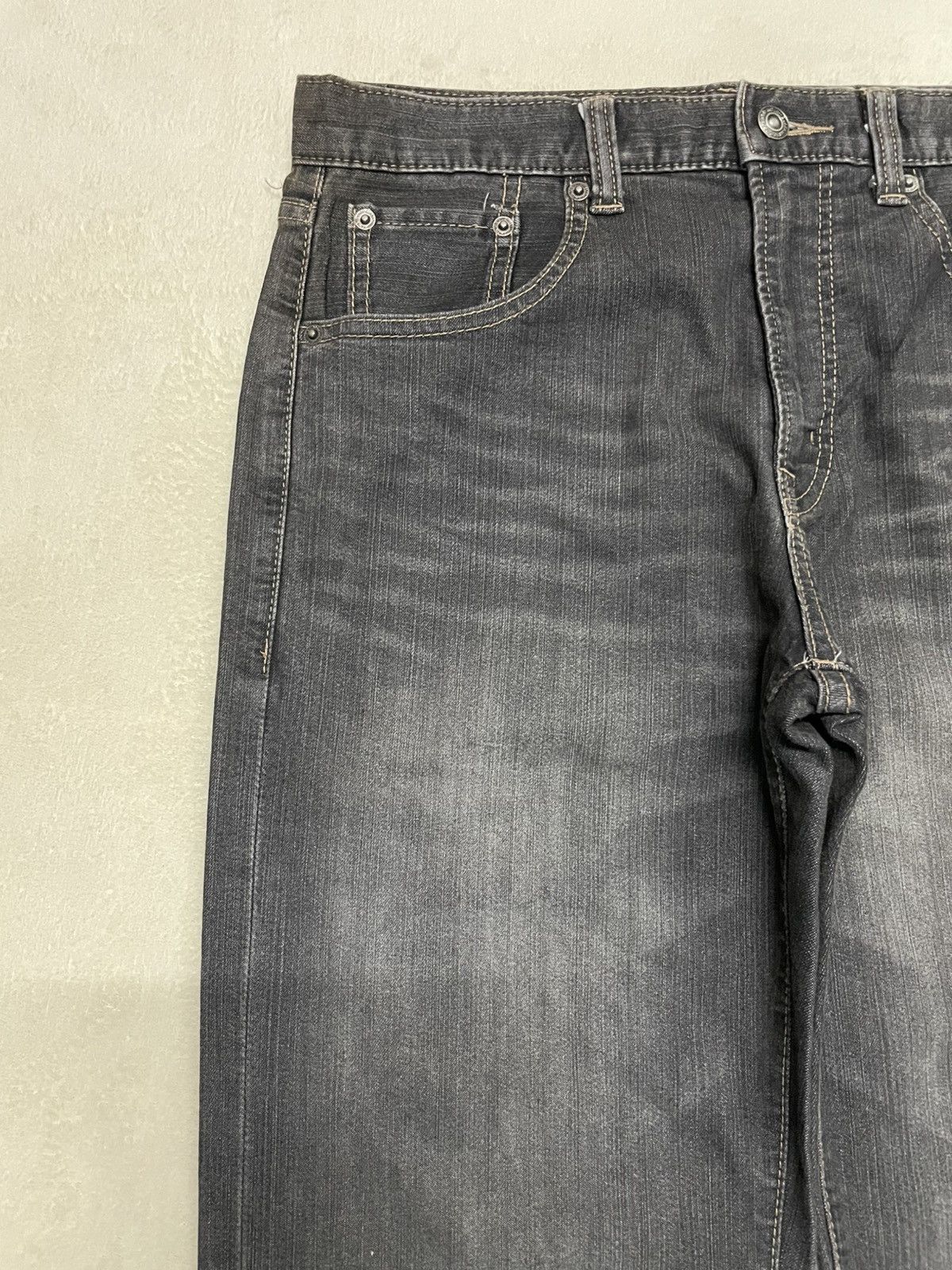 Japanese Brand Vintage Villand Faded Mudwash Denim Jeans Size US 32 / EU 48 - 5 Thumbnail