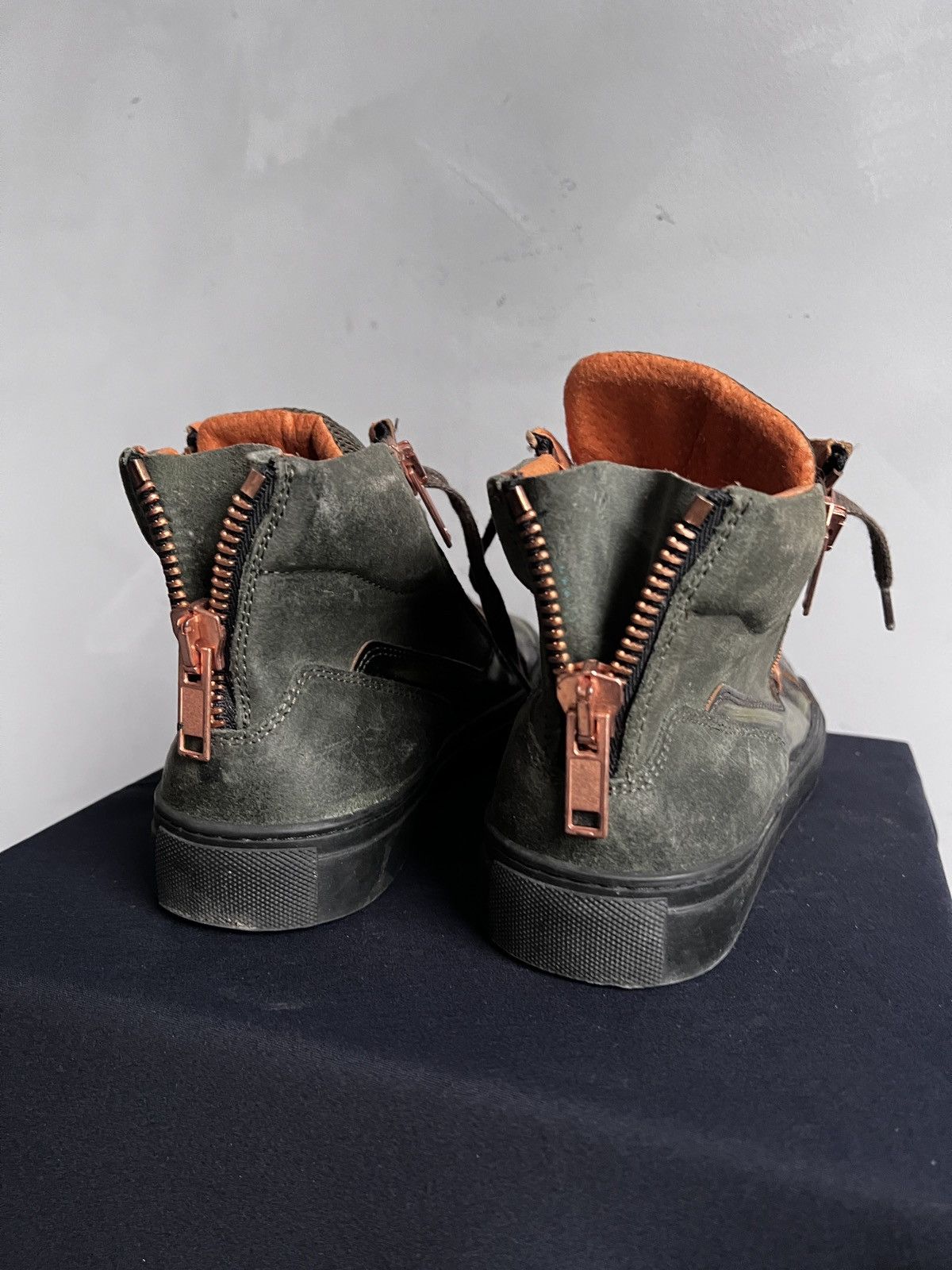 Giuseppe Zanotti Giuseppe Zanotti style high sneakers double zipper y2k Size US 7 / EU 40 - 7 Thumbnail