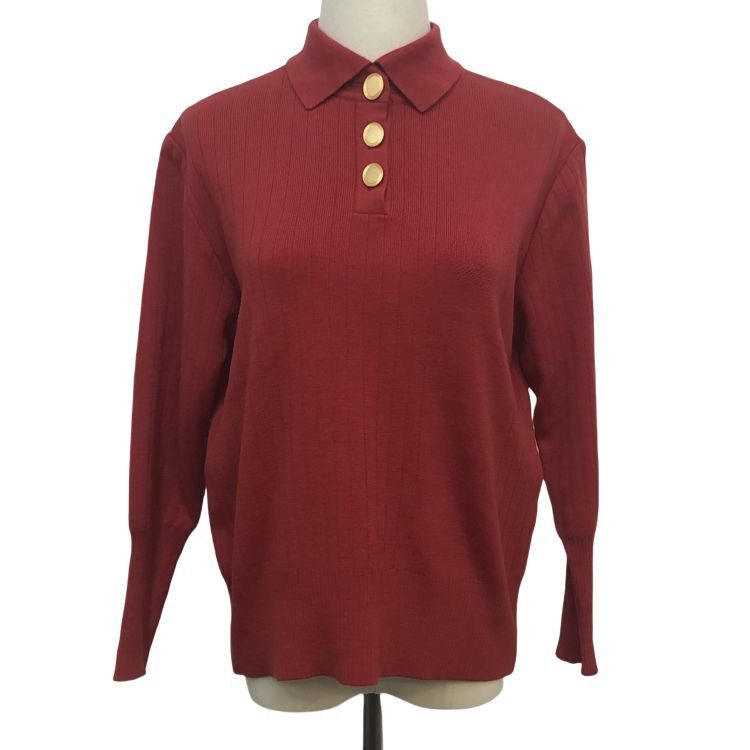 Dior Dior Logo Knit Polo Shirt Size M Size US S / EU 44-46 / 1 - 1 Thumbnail