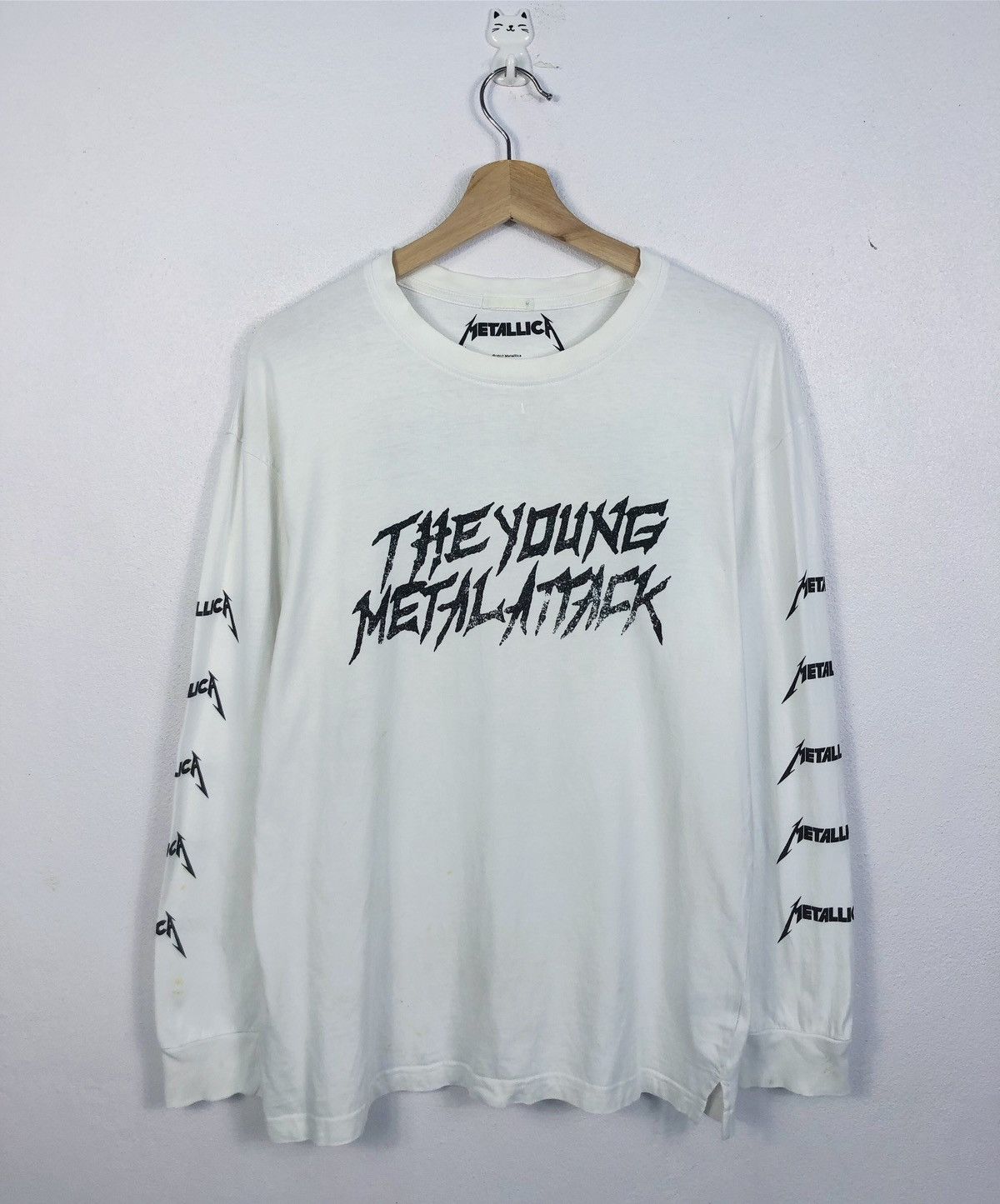 Metallica Rare Metallica The Young Metal Attack LS Band Tee Size US M / EU 48-50 / 2 - 1 Thumbnail