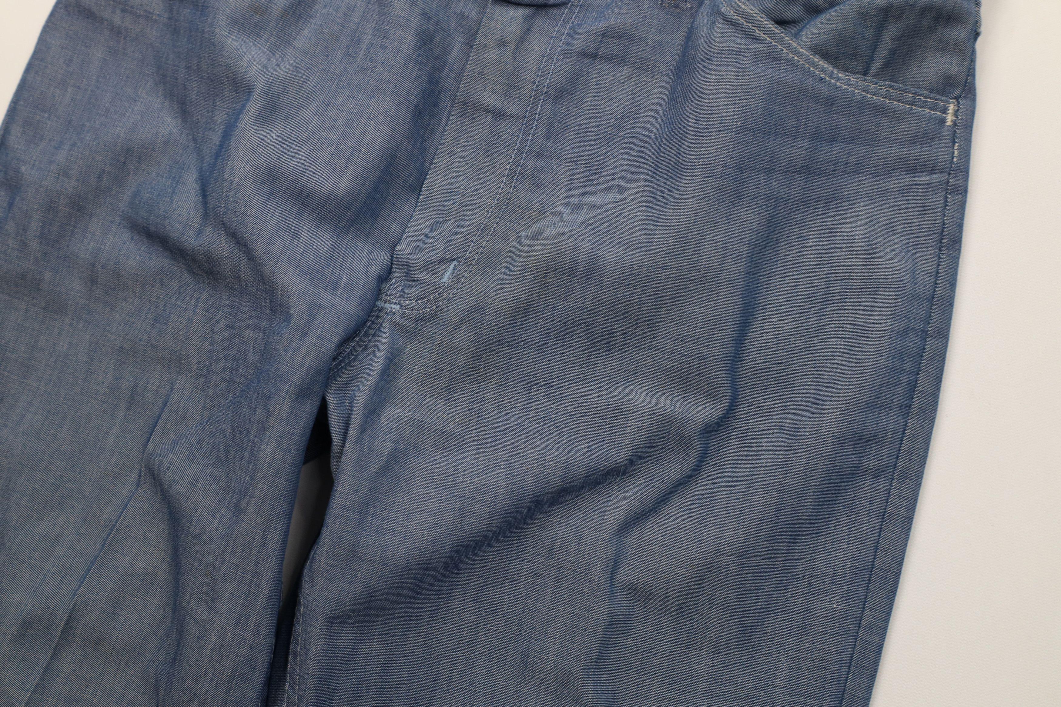 Vintage Vintage 60s Streetwear Chambray Flared Wide Leg Jeans USA Size US 34 / EU 50 - 6 Thumbnail