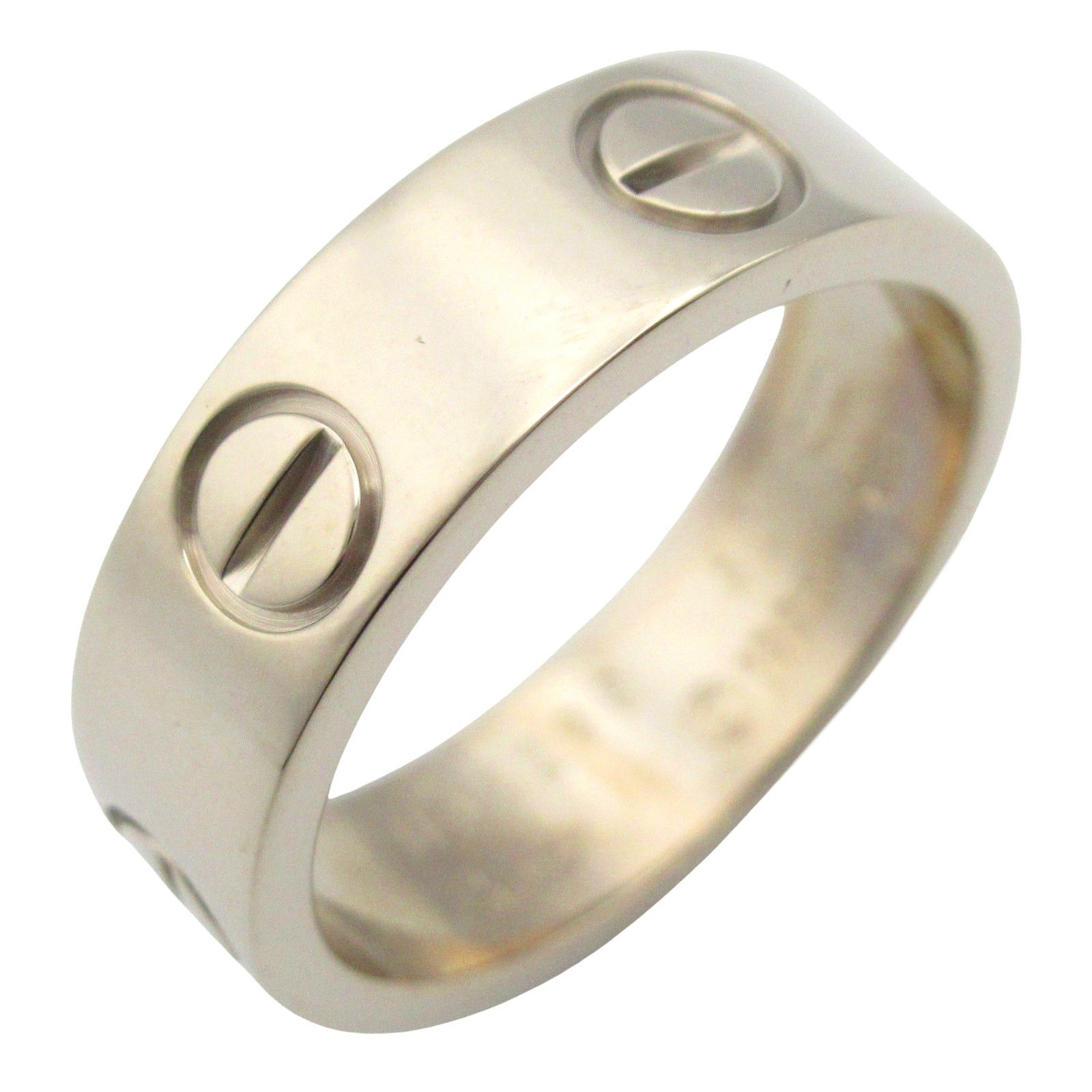 Cartier Cartier Love Ring K18Wg (White Gold) Silver Size ONE SIZE - 1 Thumbnail