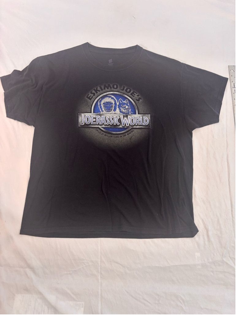 Hanes Men's Hanes Eskimo Joe's Joerassic World T-shirt XL Black Size US XL / EU 56 / 4 - 1 Thumbnail