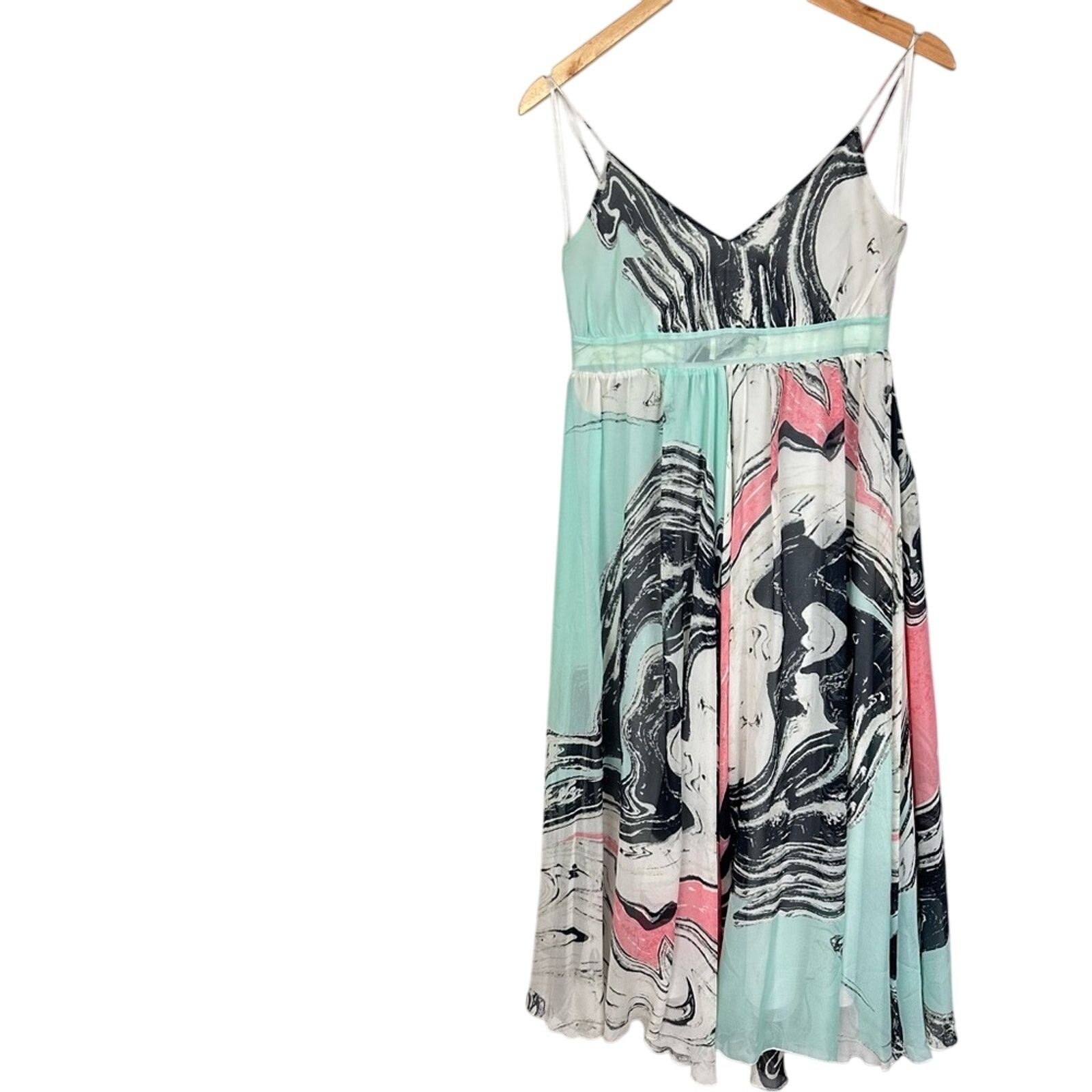 Diane von Furstenberg Diane Von Furstenberg Jolie Turquoise Silk Dress Size 2 Size XS / US 0-2 / IT 36-38 - 13 Thumbnail