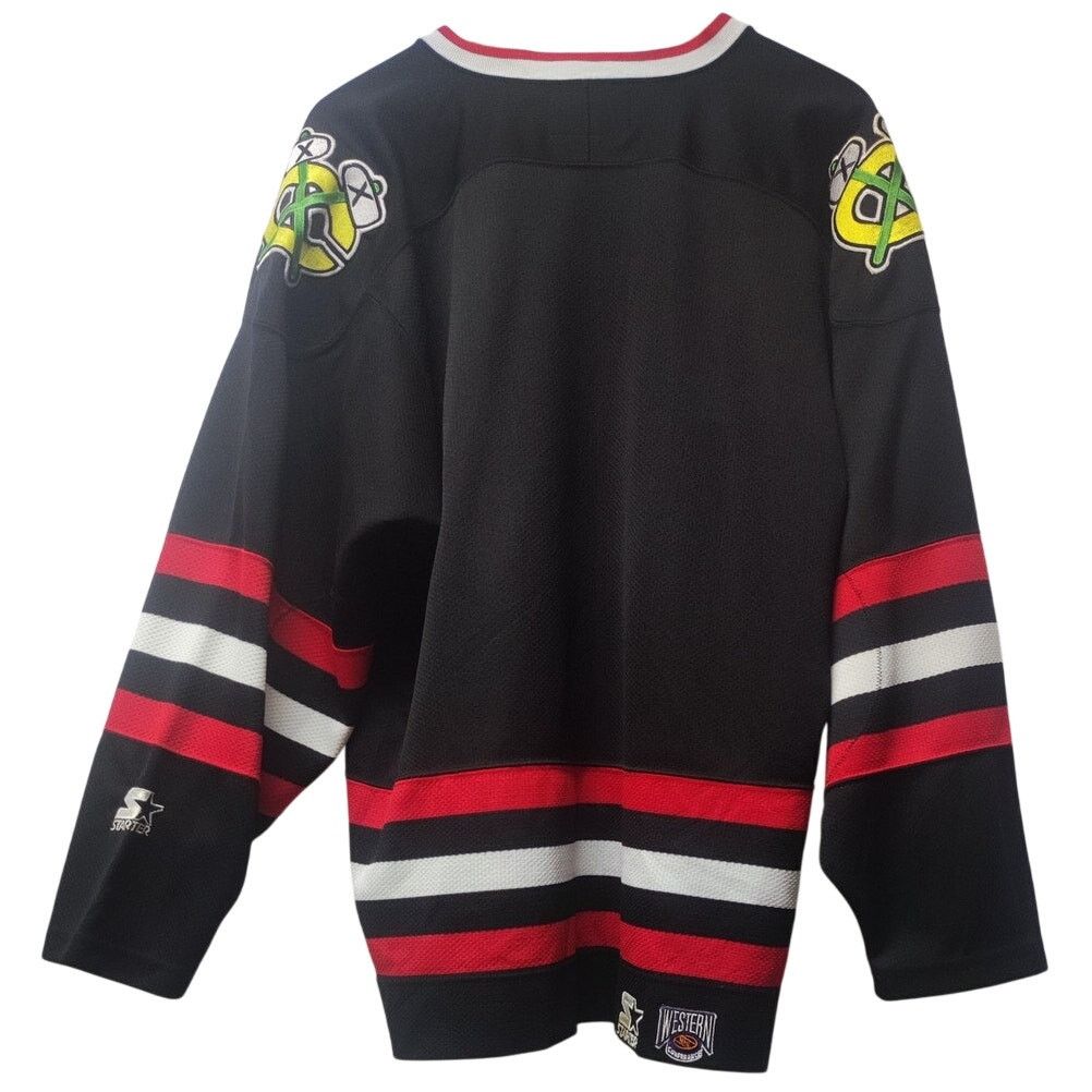 Chicago Blackhawks Vintage 1990s NHL Starter Jersey Mens L