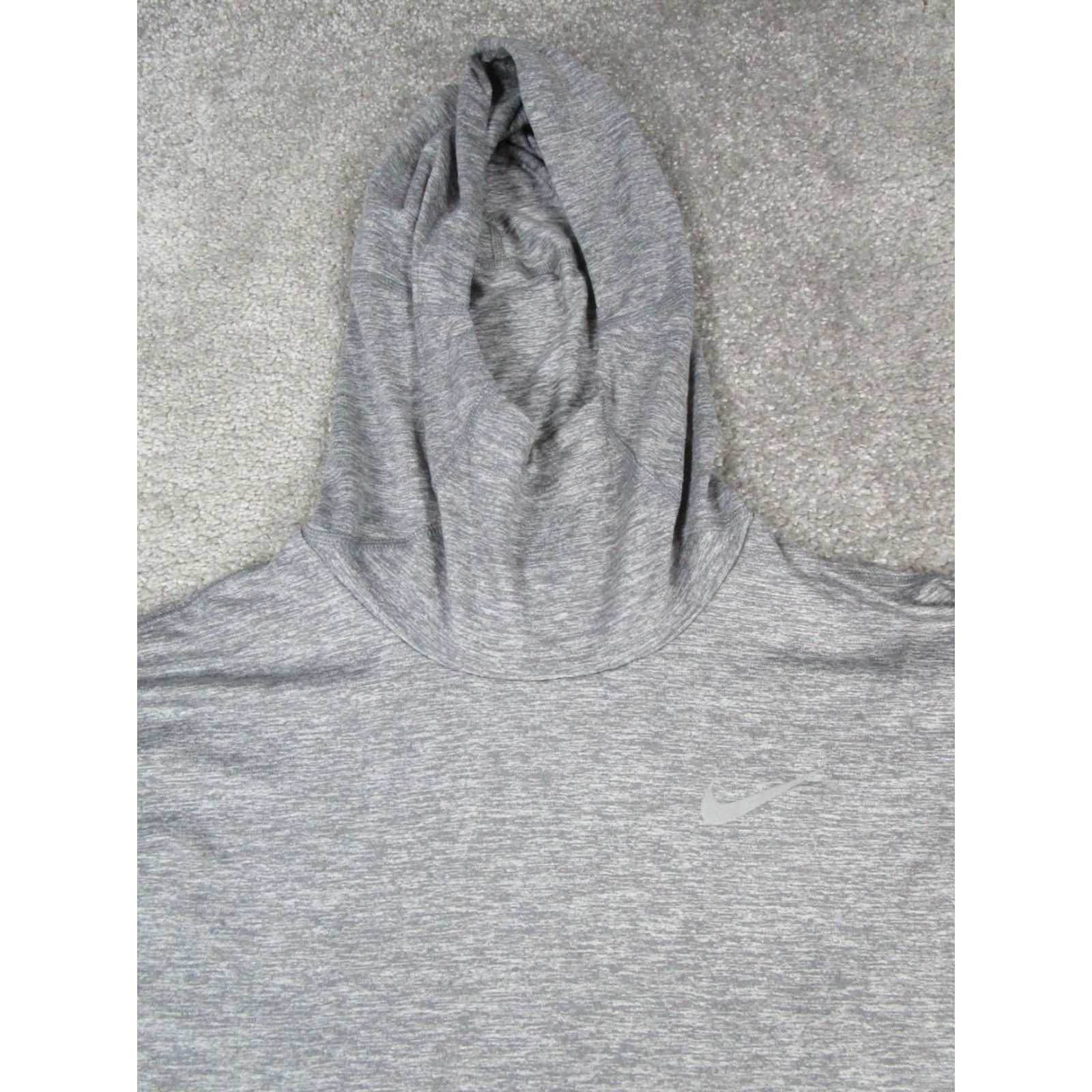Nike Nike Running Hoodie Womens Small Gray Dri-Fit Pullover - XS? Size S / US 4 / IT 40 - 2 Thumbnail