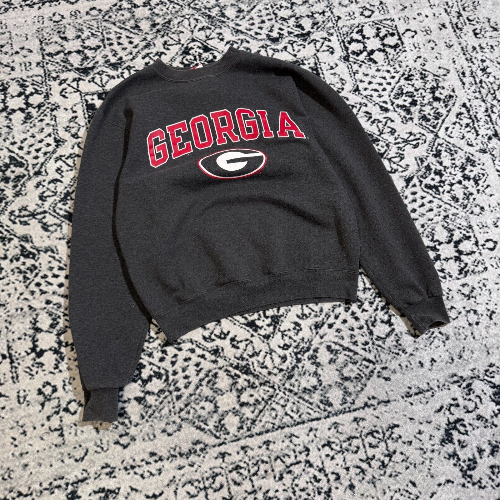 Champion × Vintage Champion Unisex Grey Cotton Sweatshirt Size S Regular Fit Size US S / EU 44-46 / 1 - 3 Thumbnail
