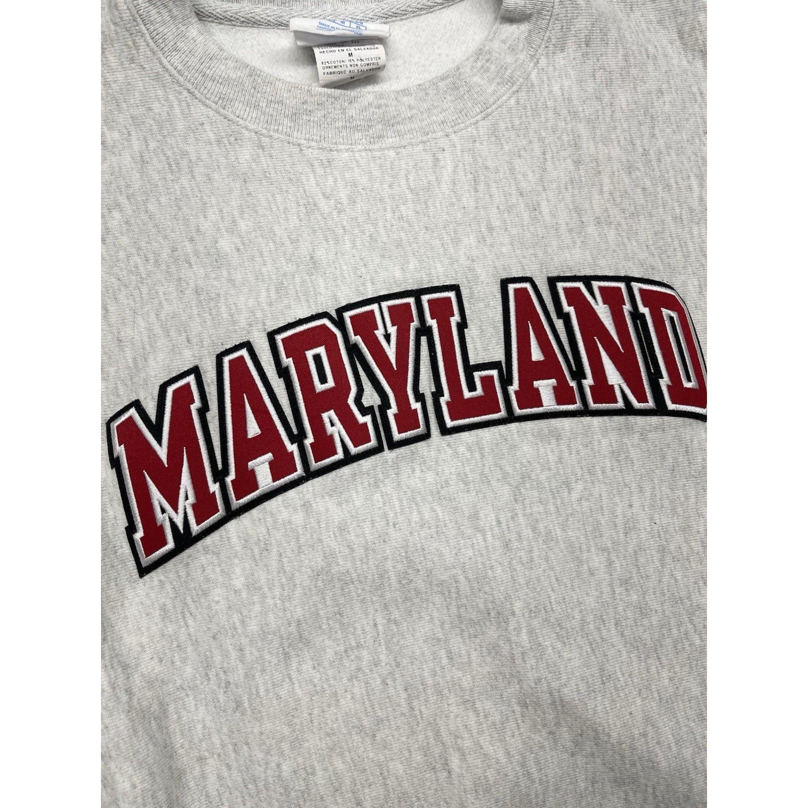 Champion VTG Champion Reverse Weave University Maryland Terrapins Swe Size US M / EU 48-50 / 2 - 3 Thumbnail