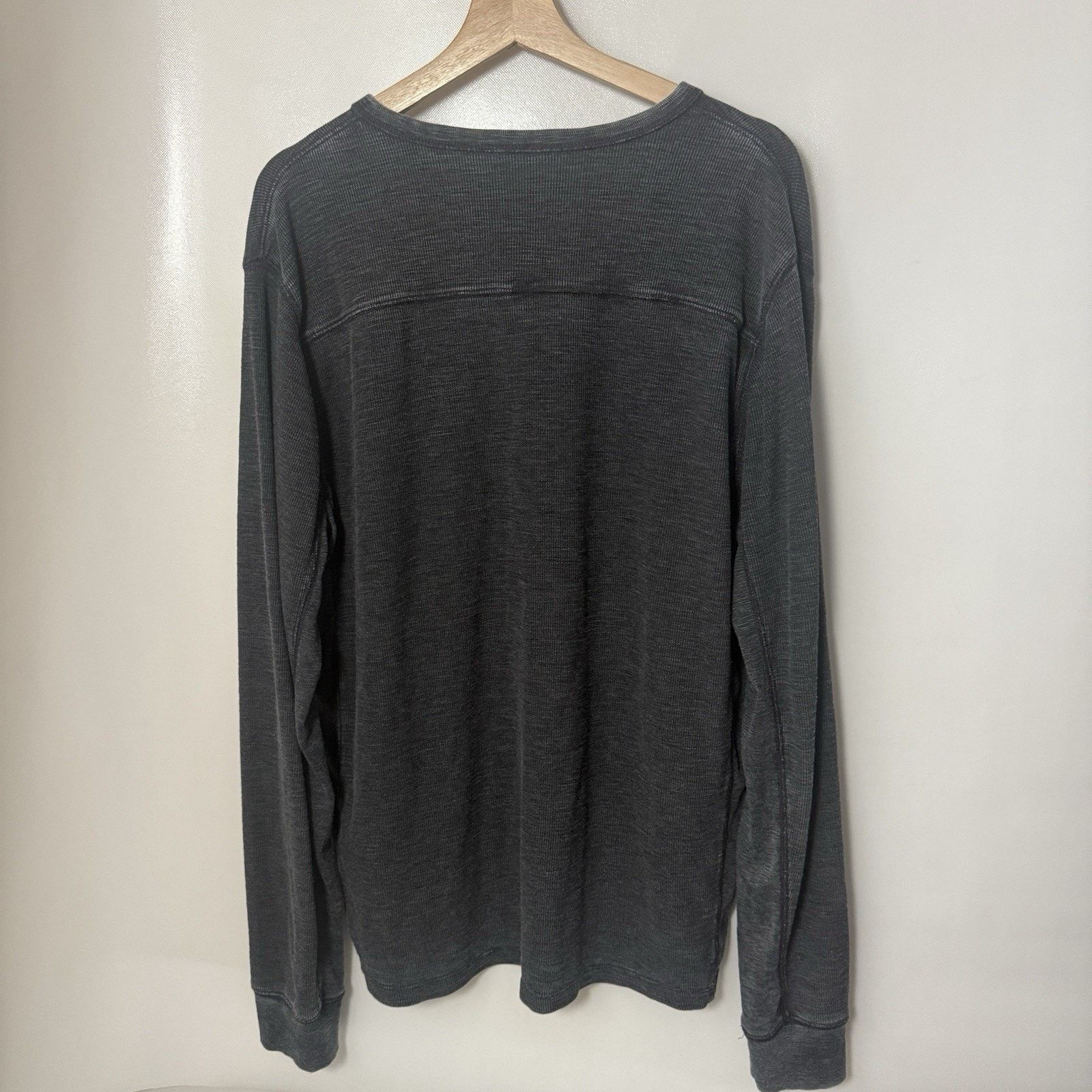 Lucky Brand Lucky Brand Venice Burnout Henley Pullover Thermal Shirt Size US XL / EU 56 / 4 - 2 Thumbnail