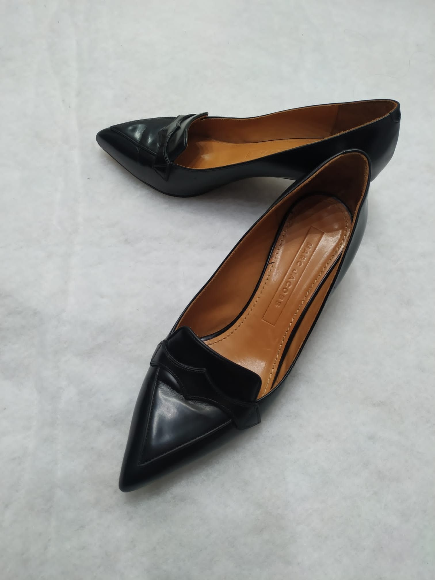 Marc Jacobs Black formal leather heels Marc Jacobs leather US 8 / 38,5 Size US 7.5 / IT 37.5 - 6 Thumbnail
