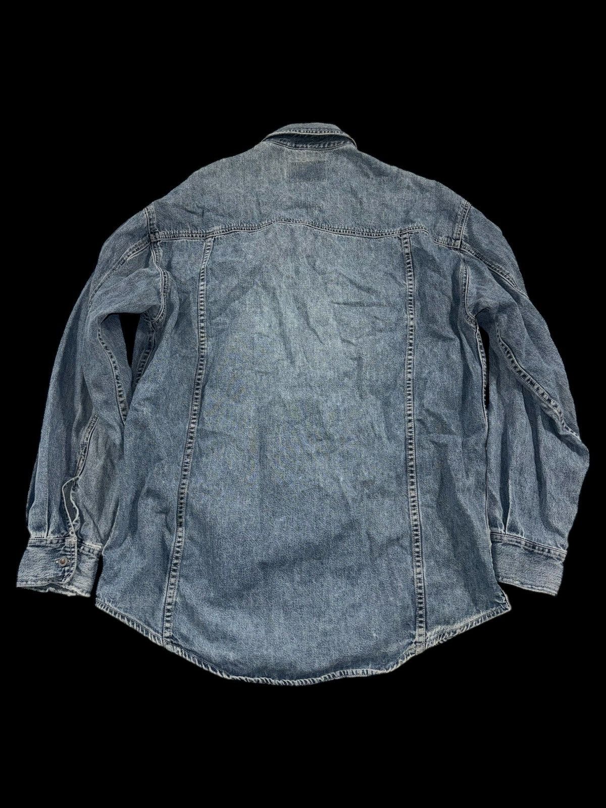 Levi's × Vintage Vintage Levis SilverTab denim shirt Size US M / EU 48-50 / 2 - 2 Thumbnail