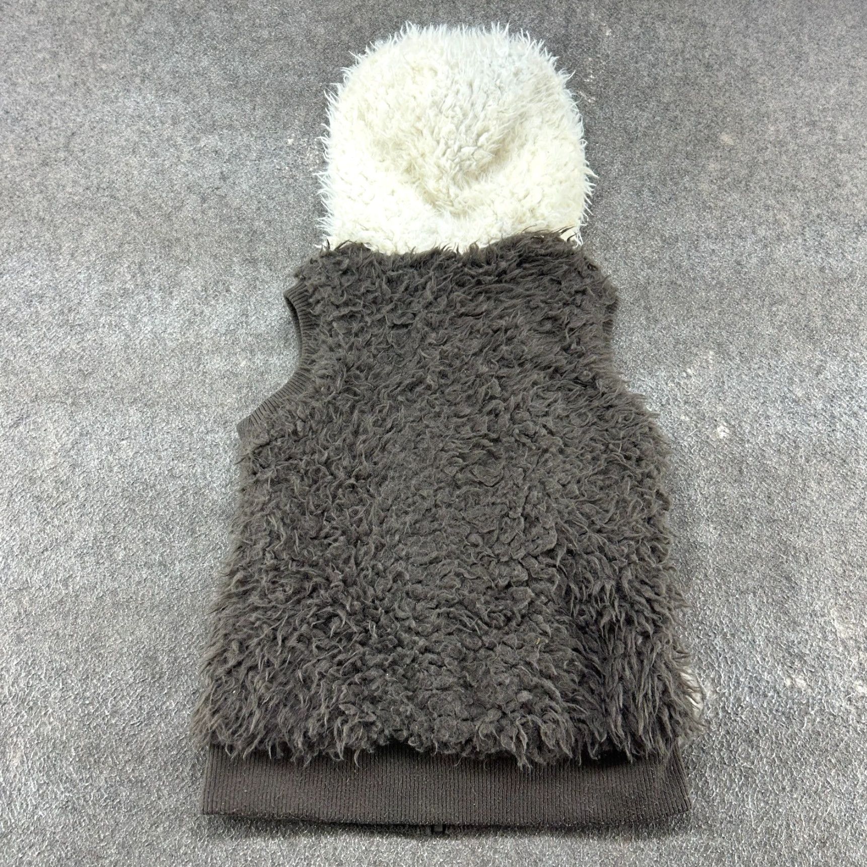 Vintage VINTAGE Me Jane Vest Womens S Brown Hooded Deep Pile Fleece Faux Fur Y2K Size S / US 4 / IT 40 - 5 Thumbnail