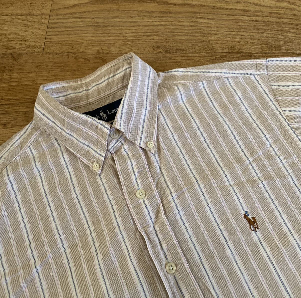 Polo Ralph Lauren Polo Ralph Lauren Oxford Shirt x Vintage Size US L / EU 52-54 / 3 - 1 Thumbnail