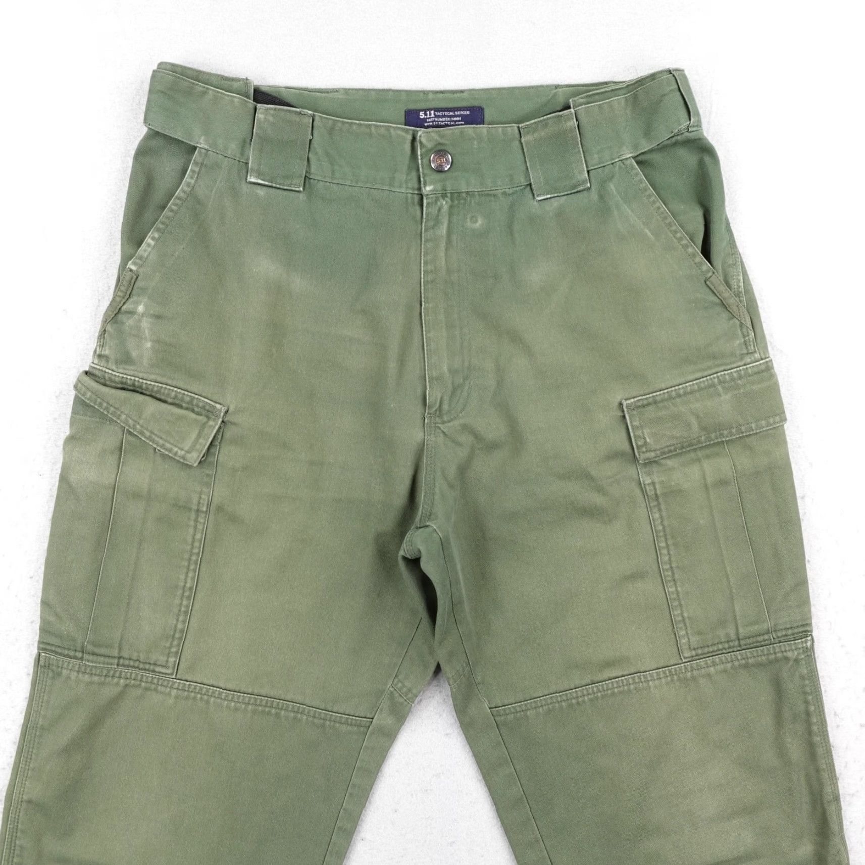 Vintage 5.11 Tactical Pants Mens Medium Green Cargo Twill TDU Operator Uniform Utility Size US 31 - 2 Thumbnail