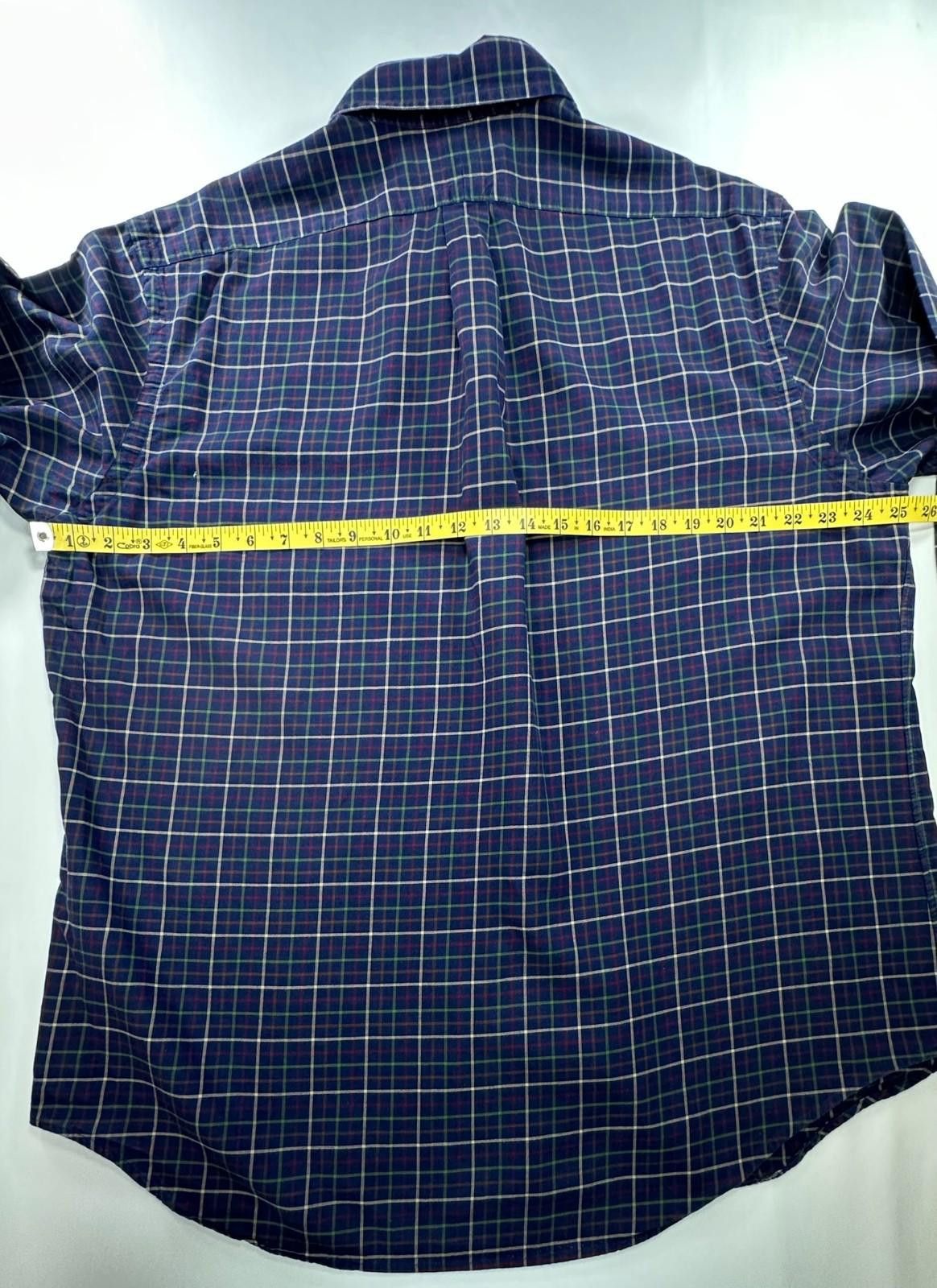 Lauren Ralph Lauren Ralph Lauren Plaid 100% Cotton Button Up Blue/Red Mens XL Size US XL / EU 56 / 4 - 4 Thumbnail