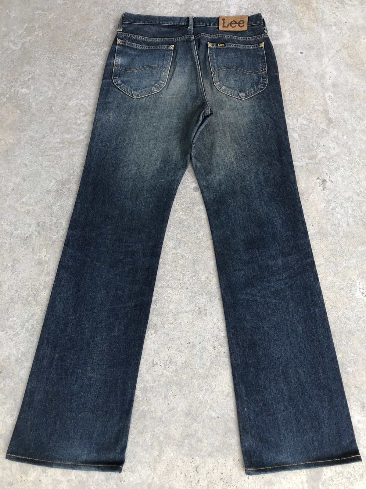 If Six Was Nine Japanese Lee Flared Jeans Distressed Jeans Size US 31 - 2 Thumbnail