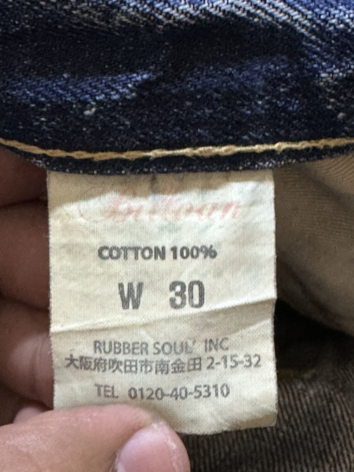 Le Grande Bleu (L.G.B.) Vintage Billvan Mudwash Whiskers Grunge Distressed Denim Size US 31 - 10 Thumbnail