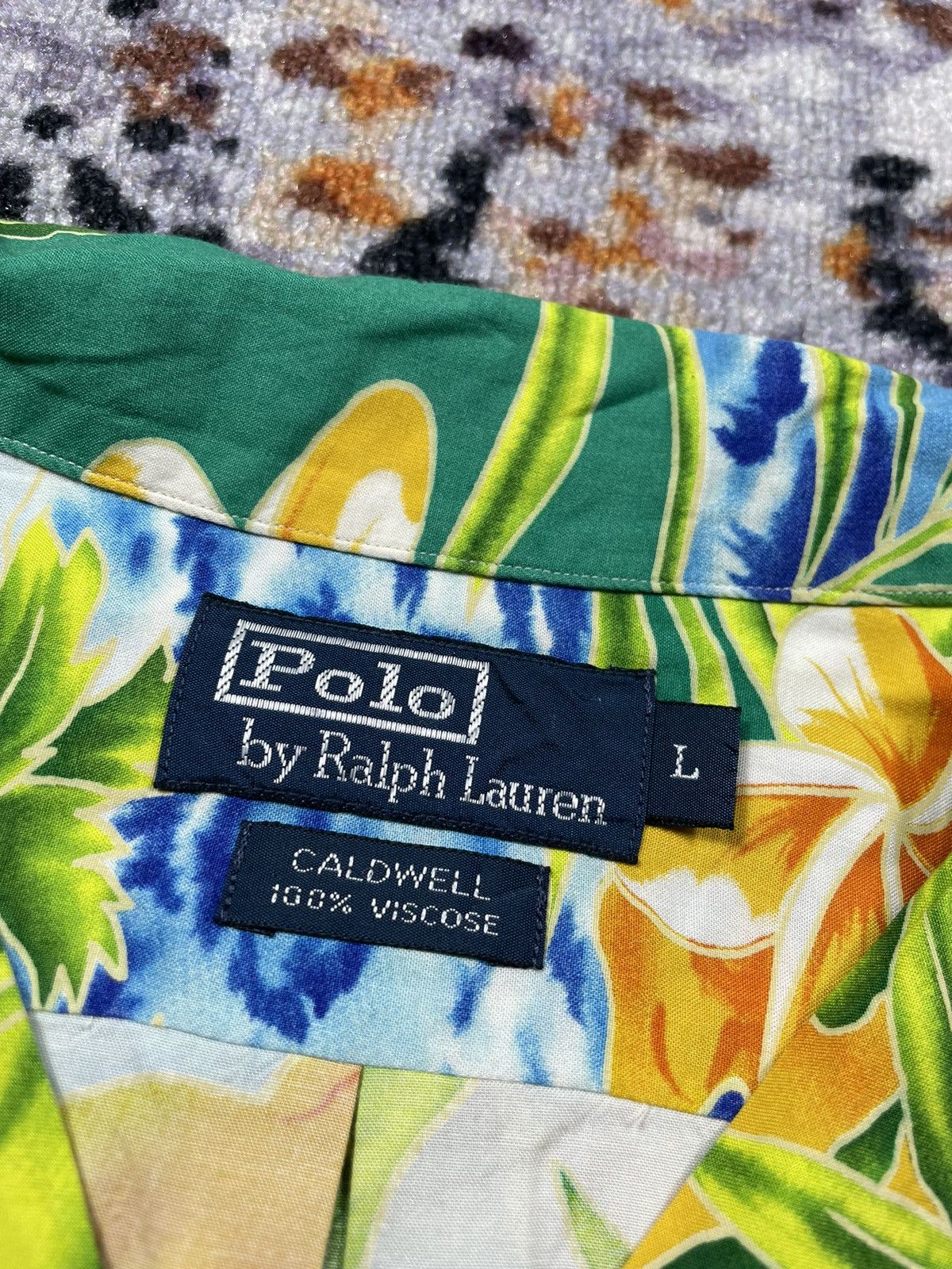 Vintage Polo Ralph lauren floral print hawaiian shirt