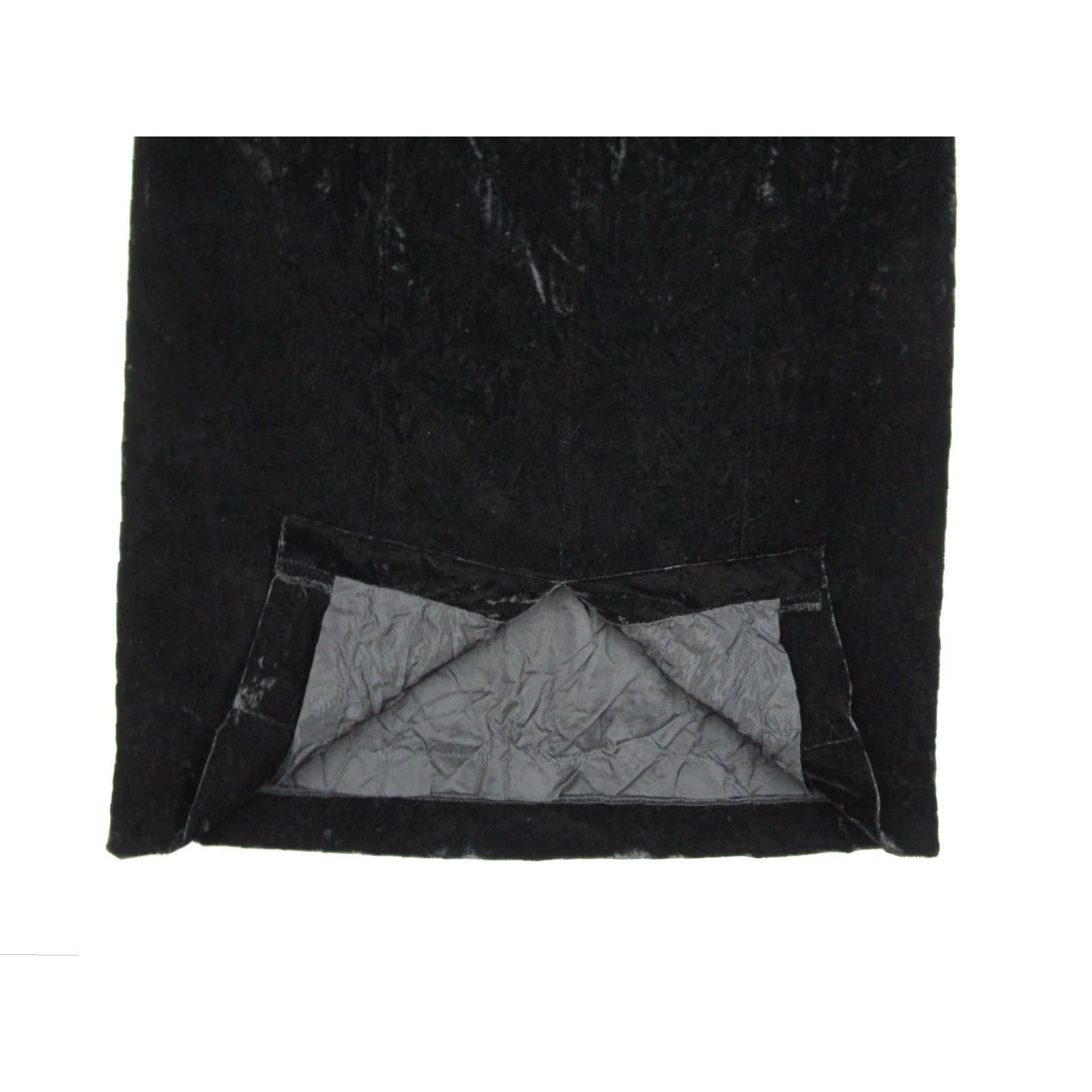 Giorgio Armani Giorgio Armani Skirt Women 40 Black Crushed Velvet Viscose Made in Italy Tailored A-Line Short Zip Logo Velvet Named City Holiday Theme (Mens, Womens) Size 27" / US 4 / IT 40 - 6 Thumbnail