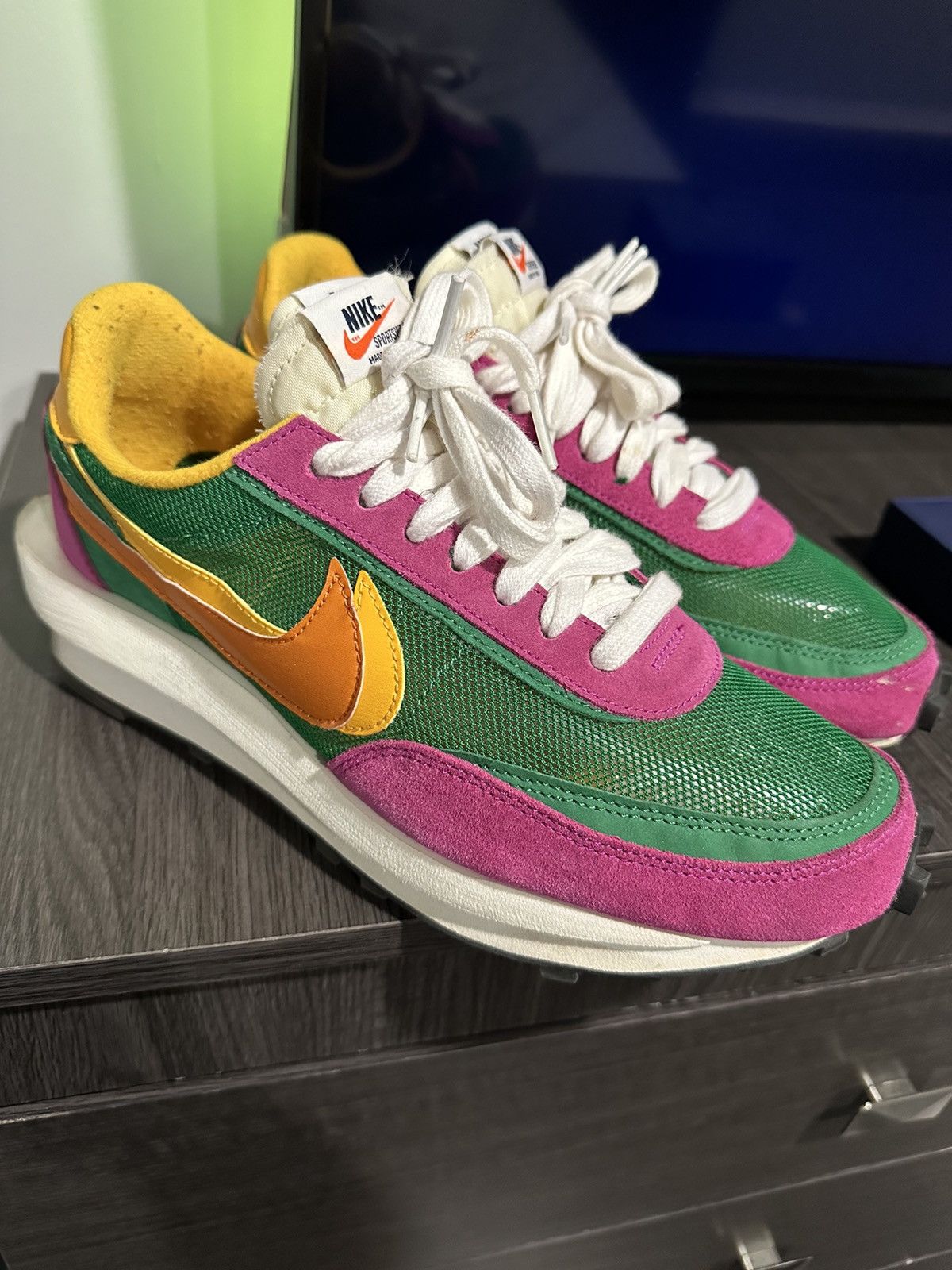 Nike Sacai x LDWaffle 'Pine Green'