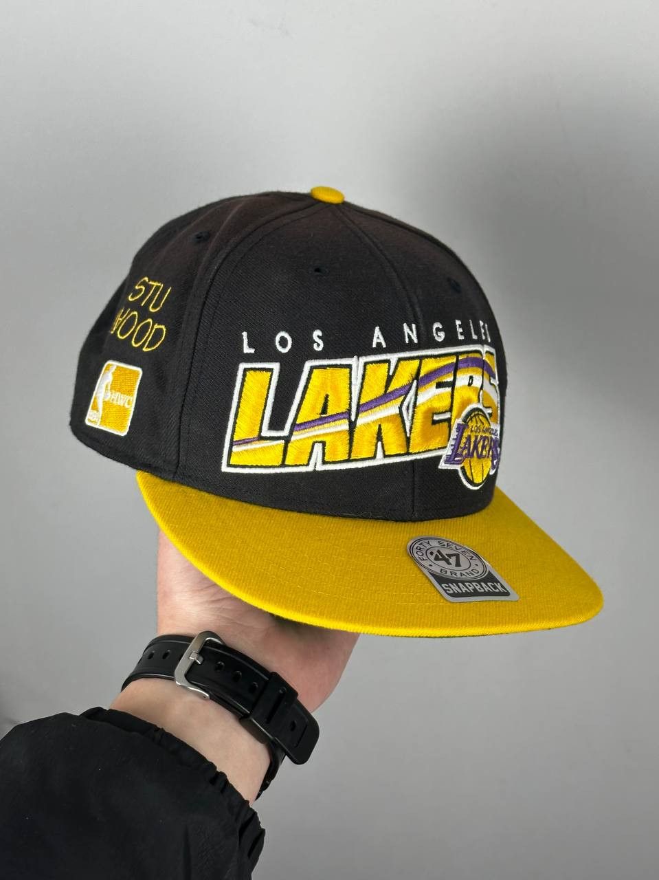 47 Brand 47 Brand Los Angeles Lakers Hardwood Classics Snapbac Size ONE SIZE - 1 Thumbnail