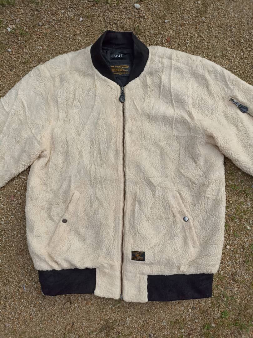 Huf HUF Sherpa Fleece Bomber jacket (TYPE MA-1) Size US M / EU 48-50 / 2 - 5 Thumbnail
