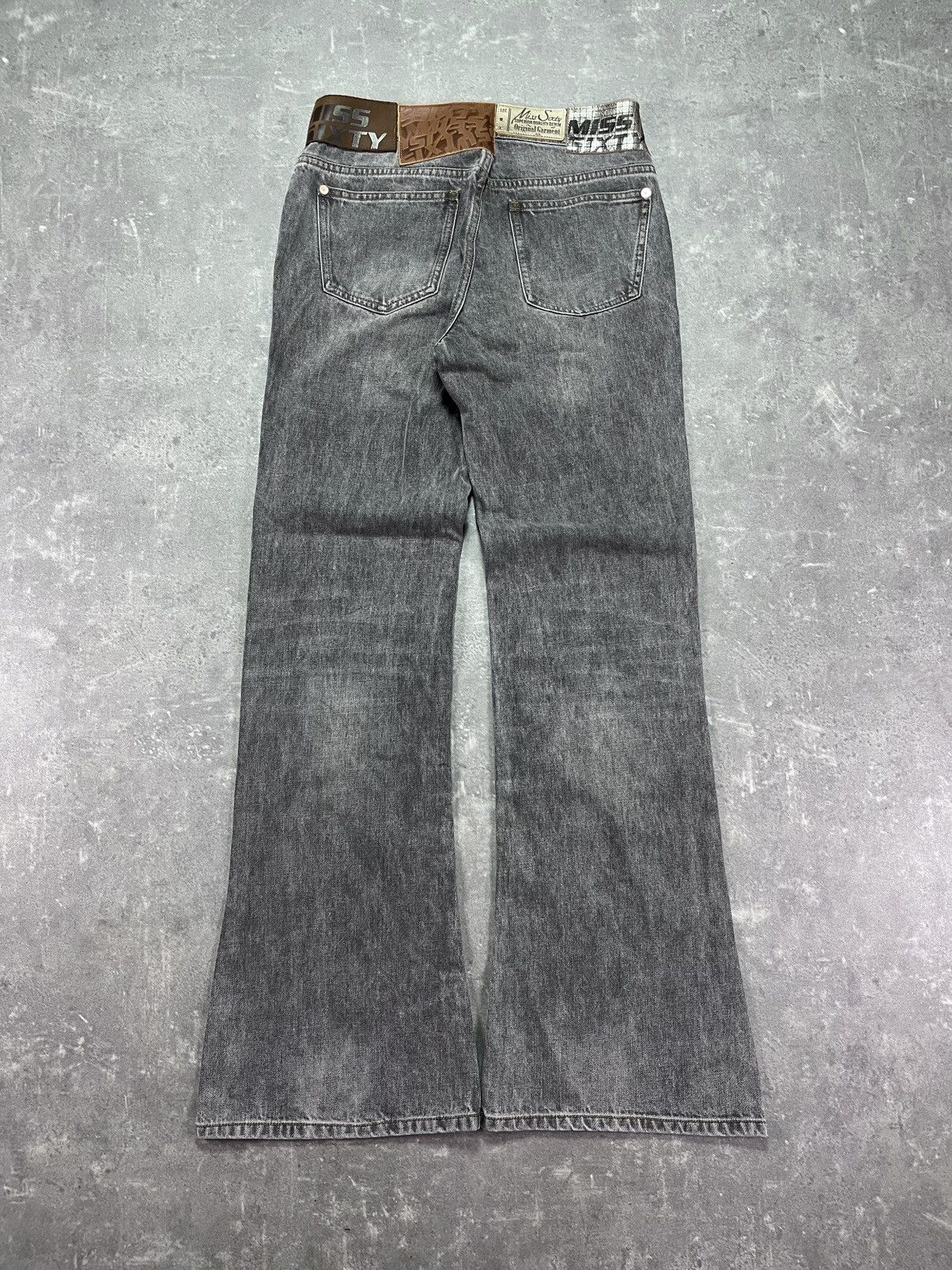 Miss Sixty Miss Sixty Rare Multilogo Patches Flared Bootcut Denim Jeans Size 30" / US 8 / IT 44 - 1 Thumbnail