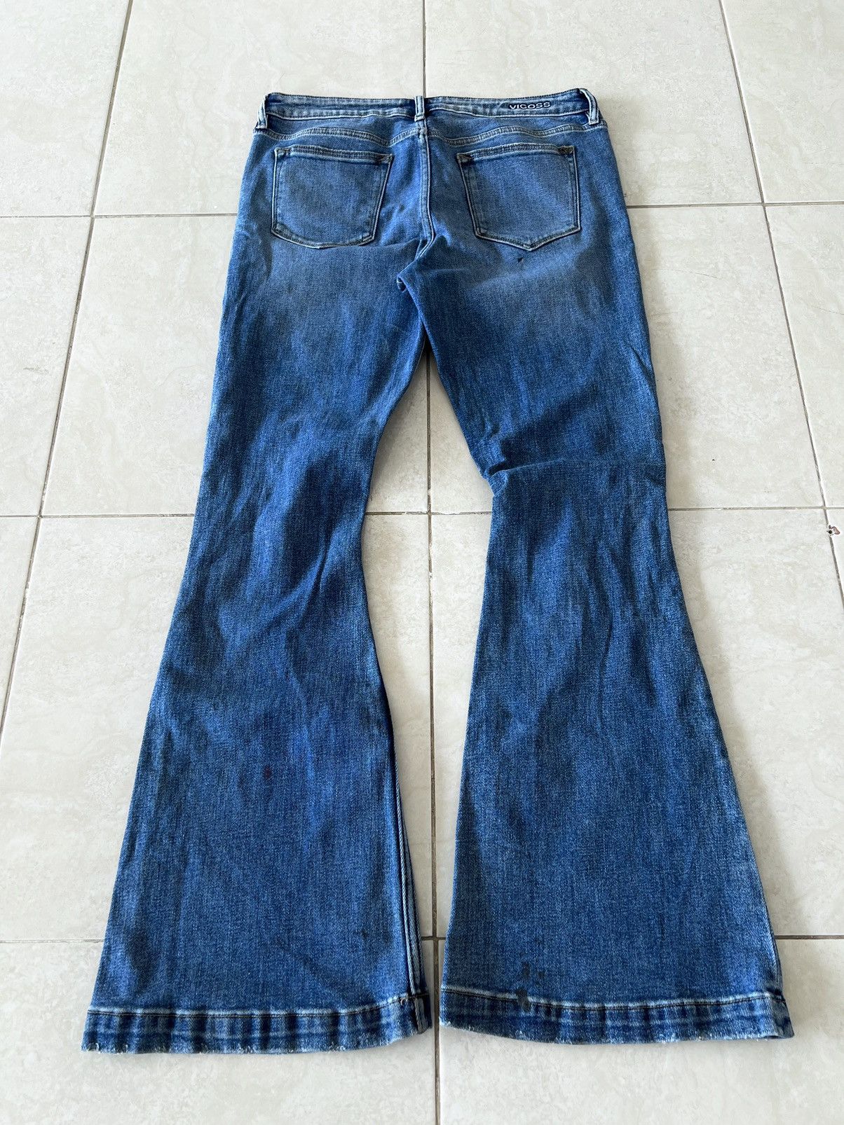 Vintage VIGOSS FLARED JEANS Like Kendrick Lamar Style Size US 32 / EU 48 - 4 Thumbnail